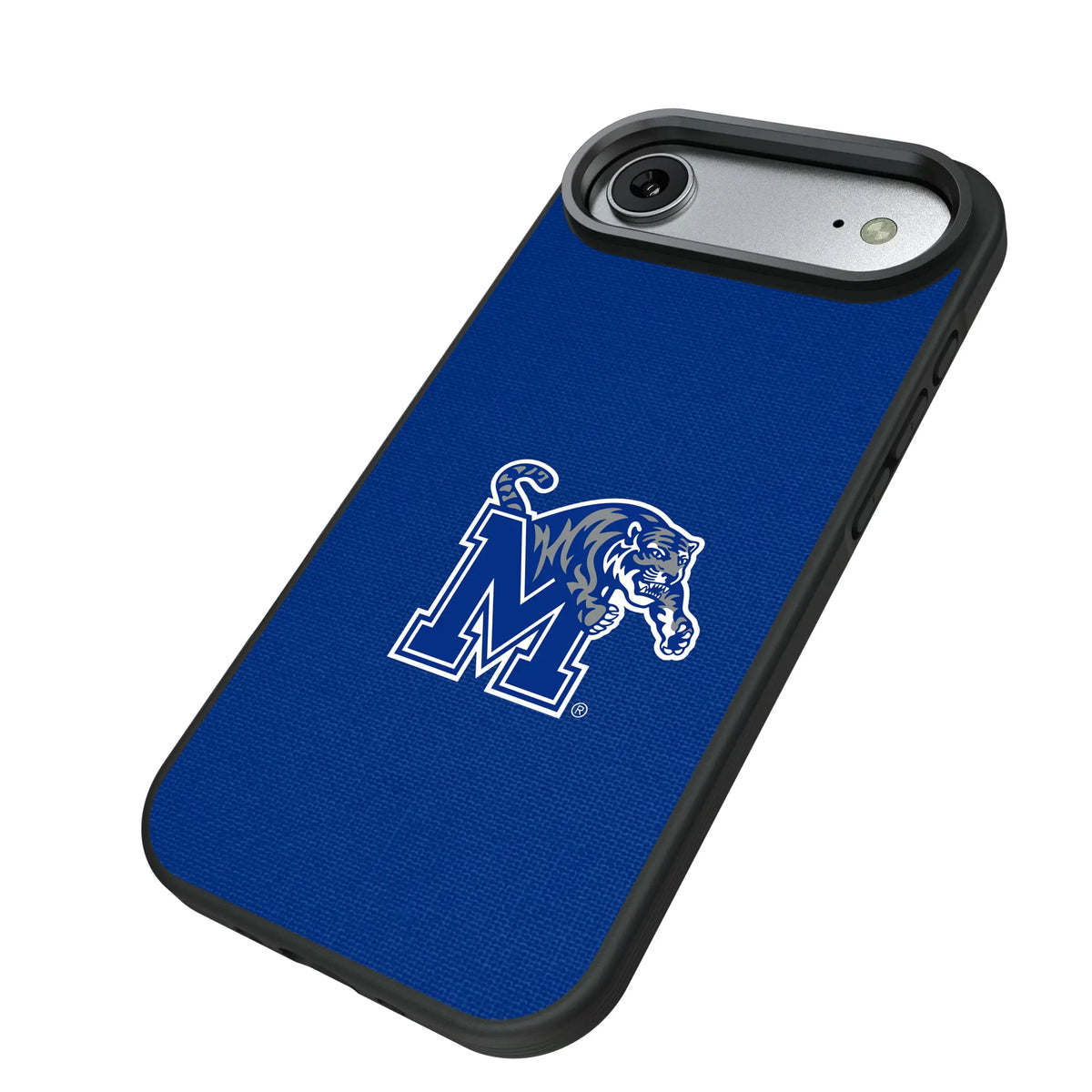 University of Memphis Tigers Solid iPhone Bump Phone Case for Apple iPhone - Isometric View#Device_iPhone Air