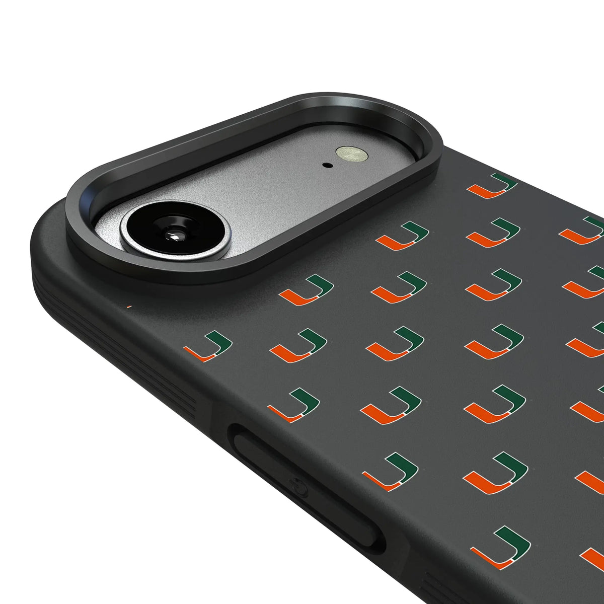 University of Miami Hurricanes Fashion Pattern iPhone Bump Phone Case for Apple iPhone - Detail#Device_iPhone Air