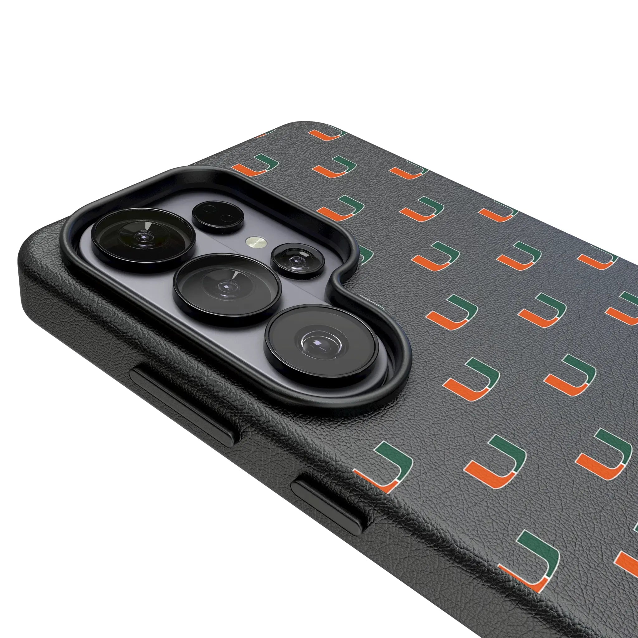 University of Miami Hurricanes Fashion Pattern Galaxy MagSafe Compatible Phone Case for Samsung Galaxy - Detail#Device_Galaxy S26 Ultra