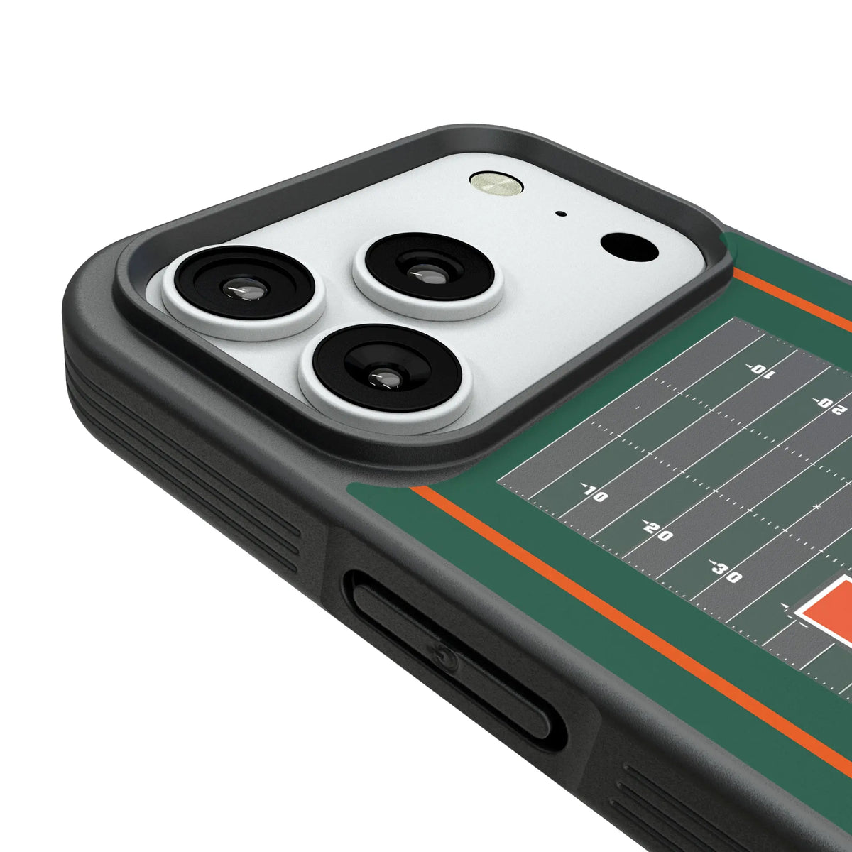 University of Miami Hurricanes Field iPhone Bump Phone Case for Apple iPhone - Detail#Device_iPhone 18 Pro