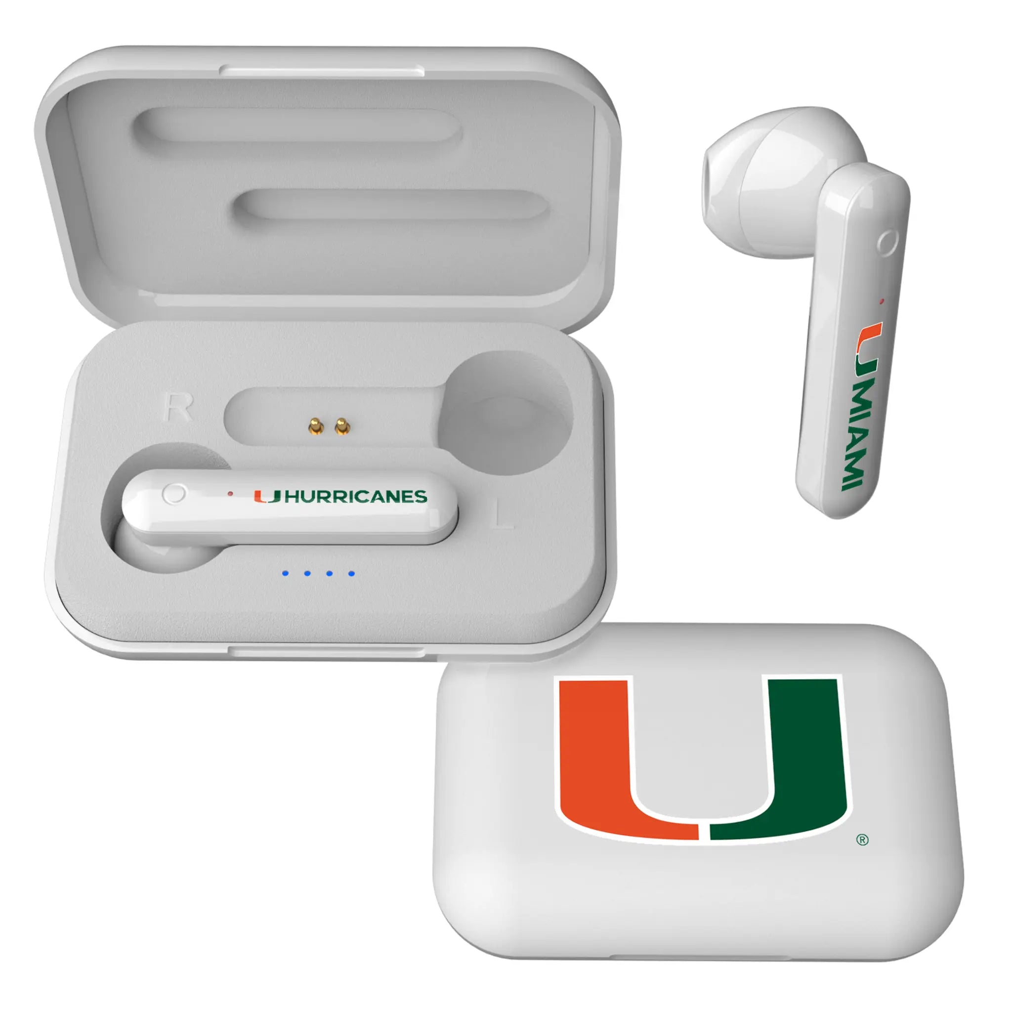 University of Miami Hurricanes Insignia Wireless TWS Earbuds