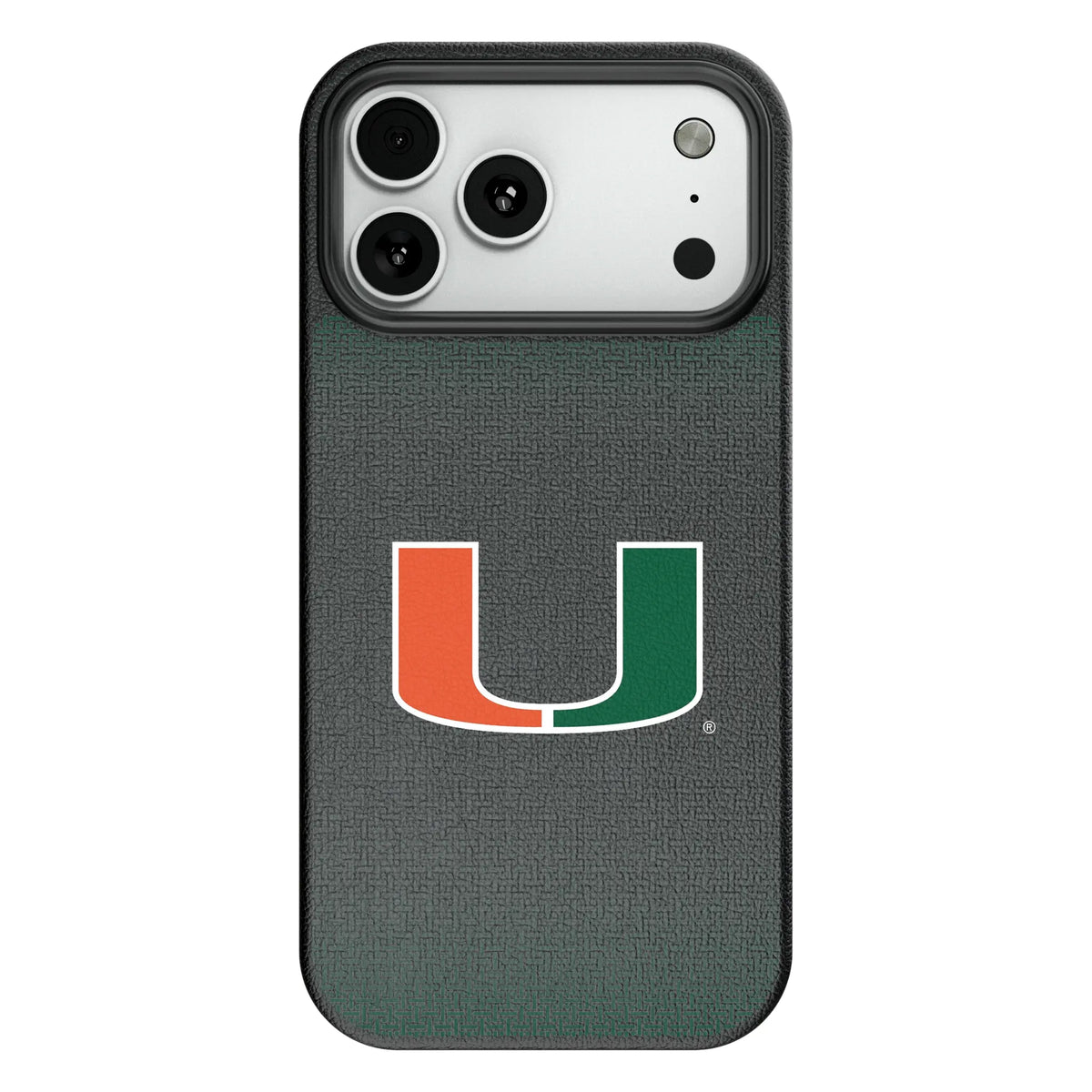 University of Miami Hurricanes Linen MagSafe Compatible Phone Case for Apple iPhone