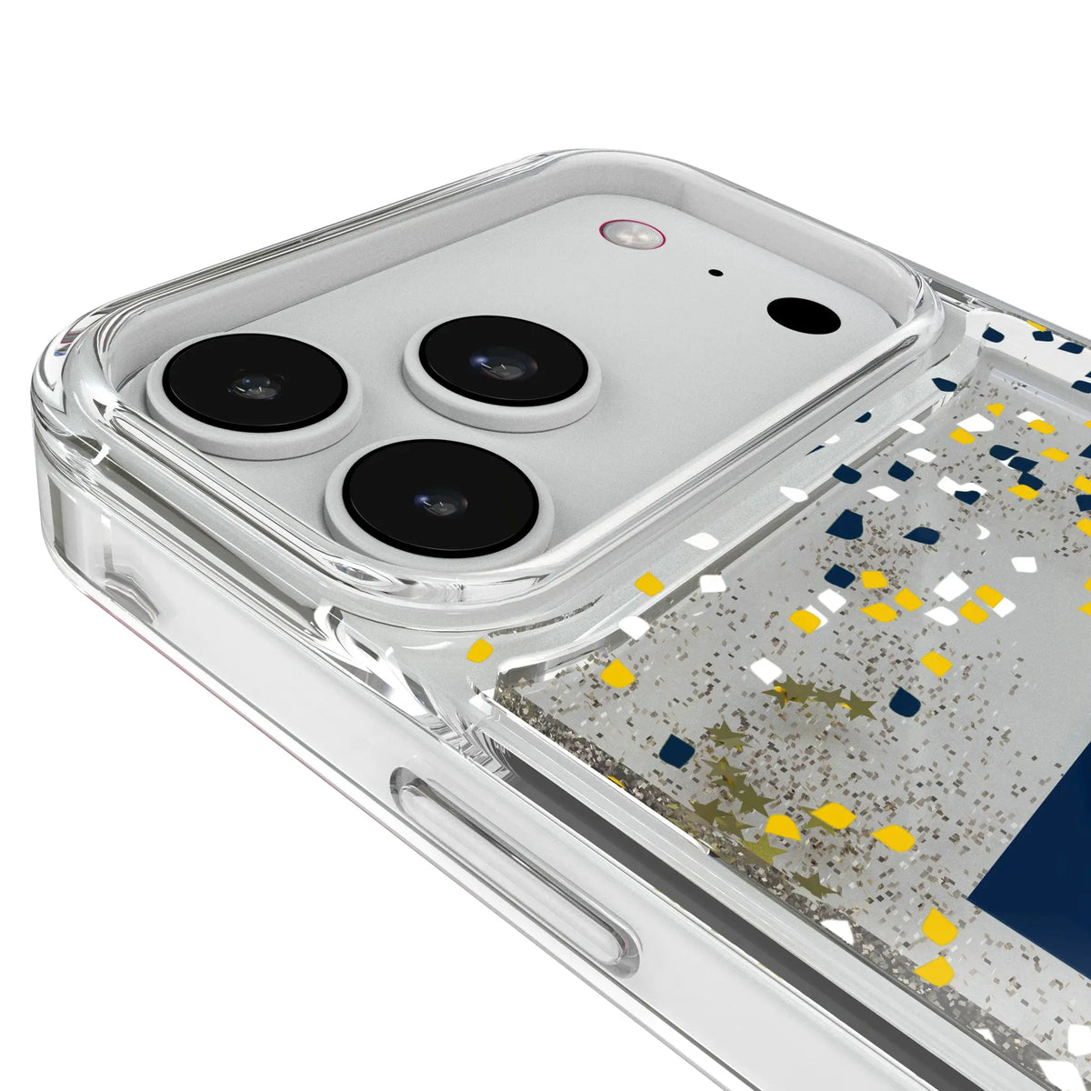 University of Michigan Wolverines Confetti iPhone Glitter Phone Case for Apple iPhone - Detail#Device_iPhone 18 Pro Max