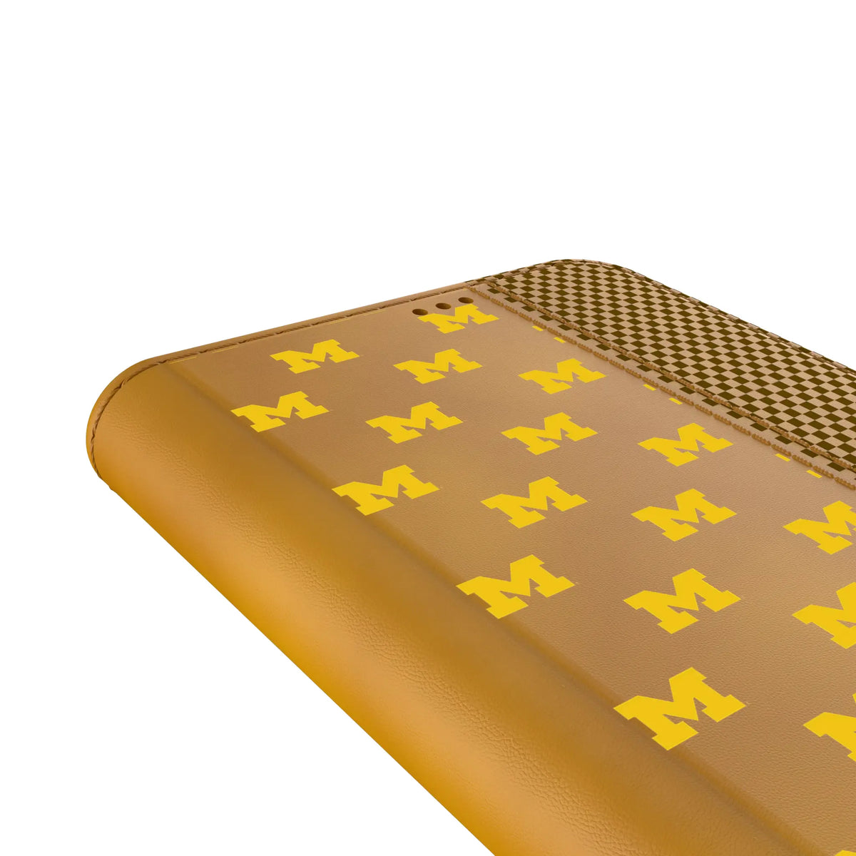 University of Michigan Wolverines Fashion Pattern Galaxy Folio Phone Case for Samsung Galaxy - Detail