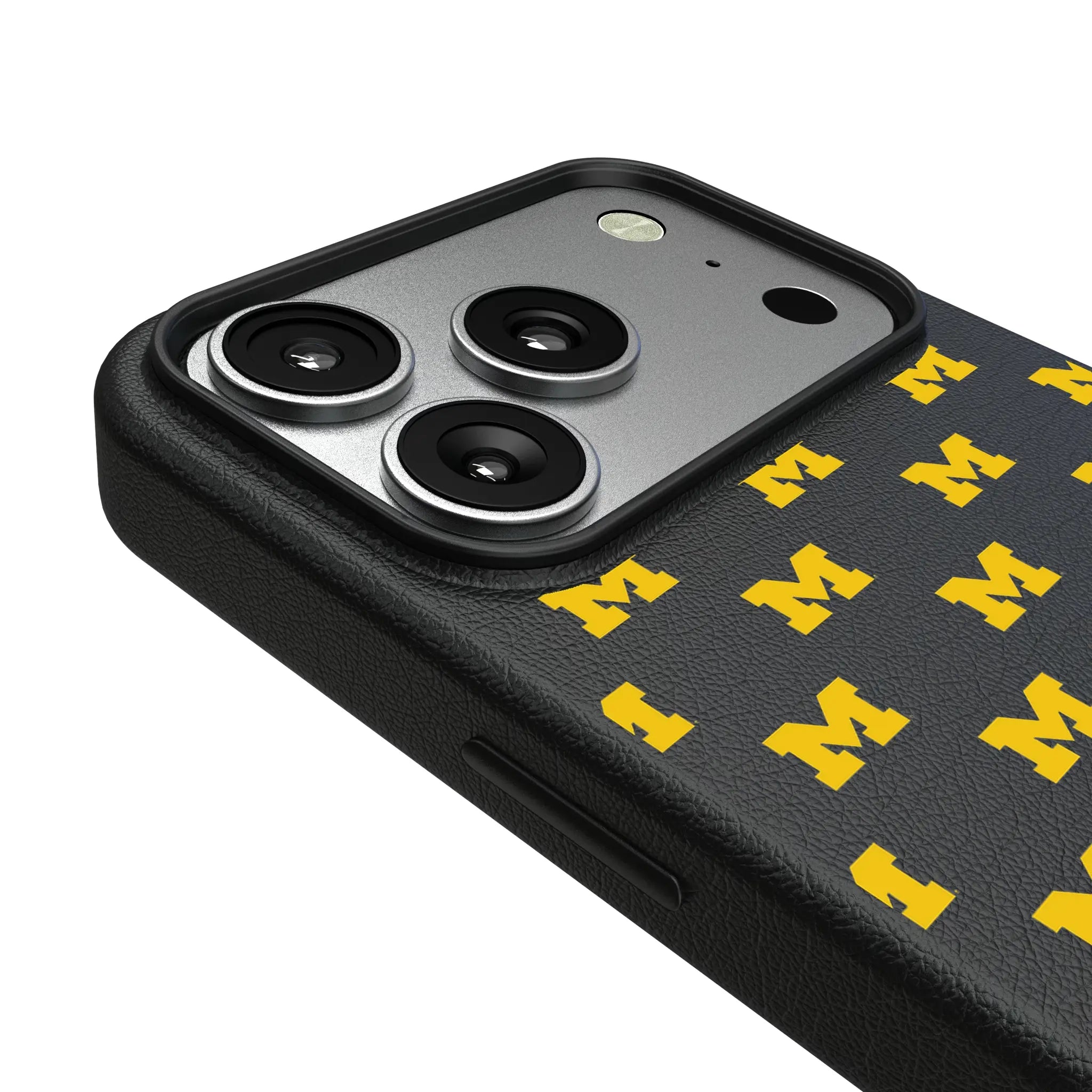 University of Michigan Wolverines Fashion Pattern iPhone MagSafe Compatible Phone Case for Apple iPhone - Detail#Device_iPhone 17 Pro
