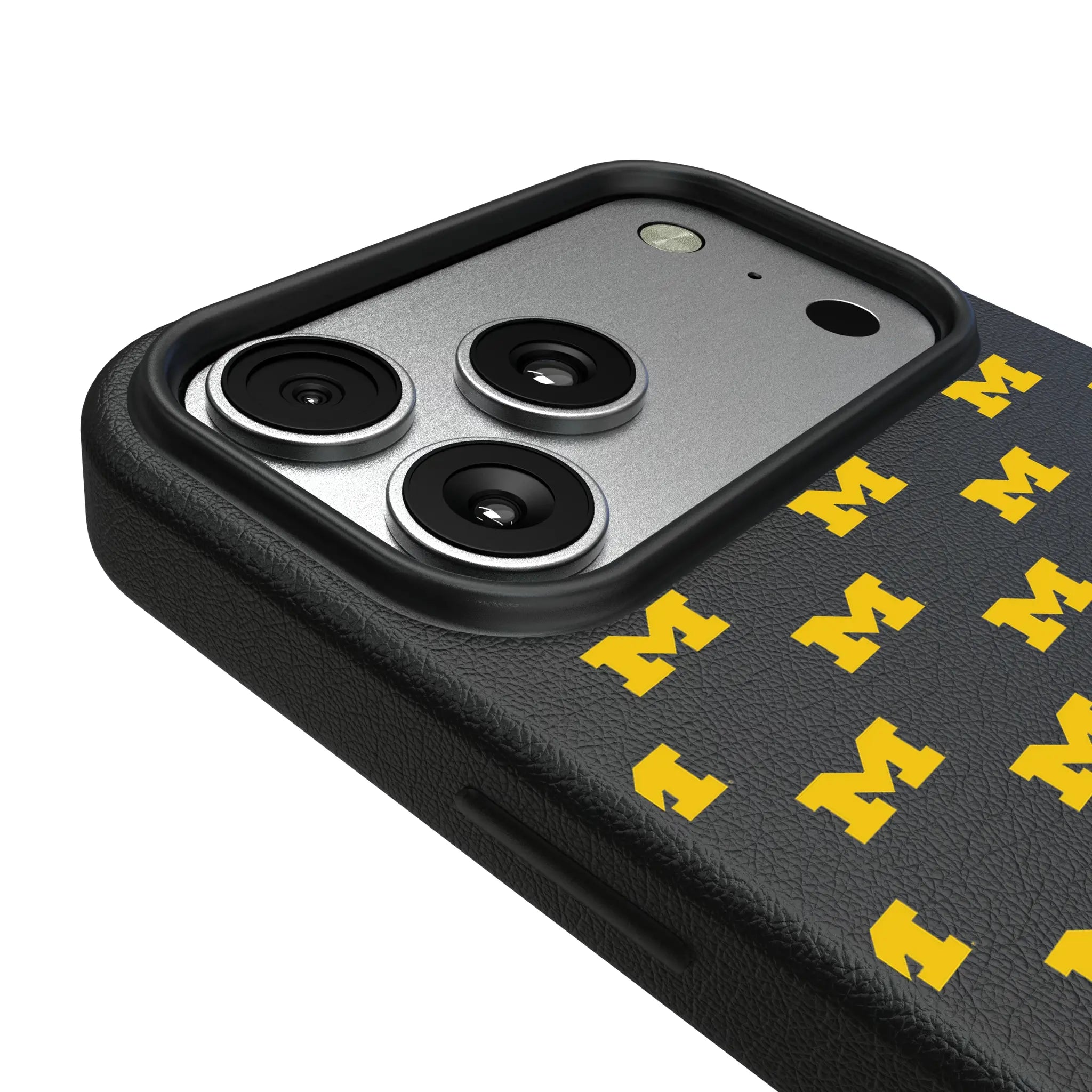 University of Michigan Wolverines Fashion Pattern iPhone MagSafe Compatible Phone Case for Apple iPhone - Detail#Device_iPhone 17 Pro Max