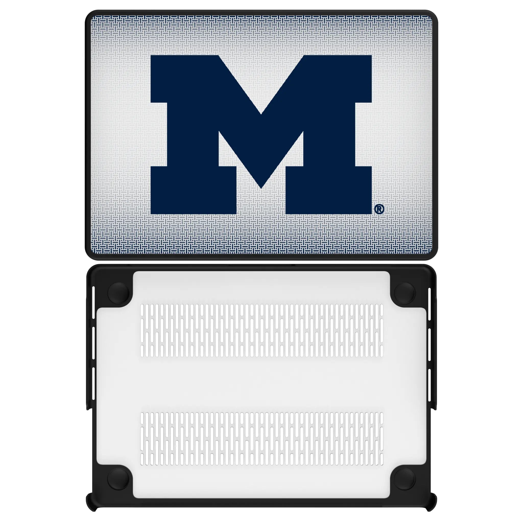 University of Michigan Wolverines Linen MacBook Laptop Case for Apple MacBook