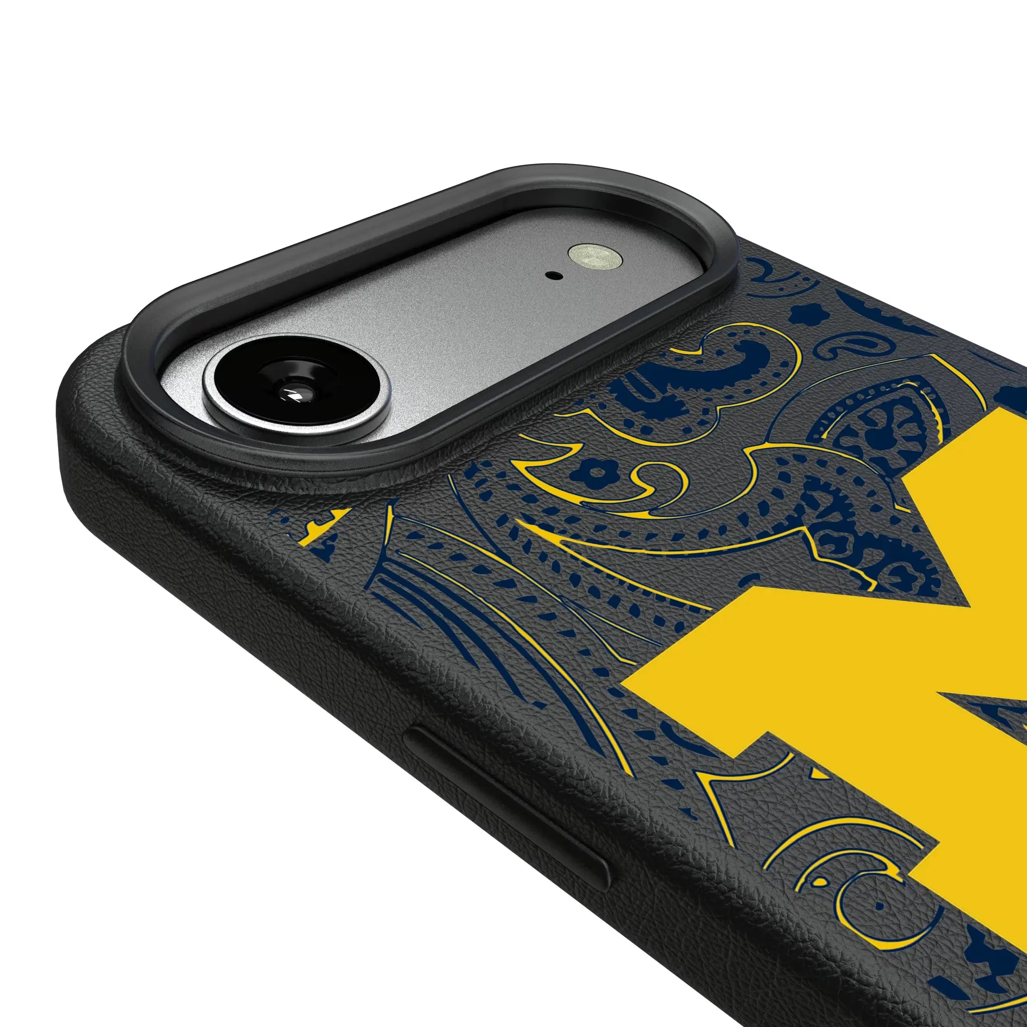 University of Michigan Wolverines Paisley iPhone MagSafe Compatible Phone Case for Apple iPhone - Detail#Device_iPhone Air