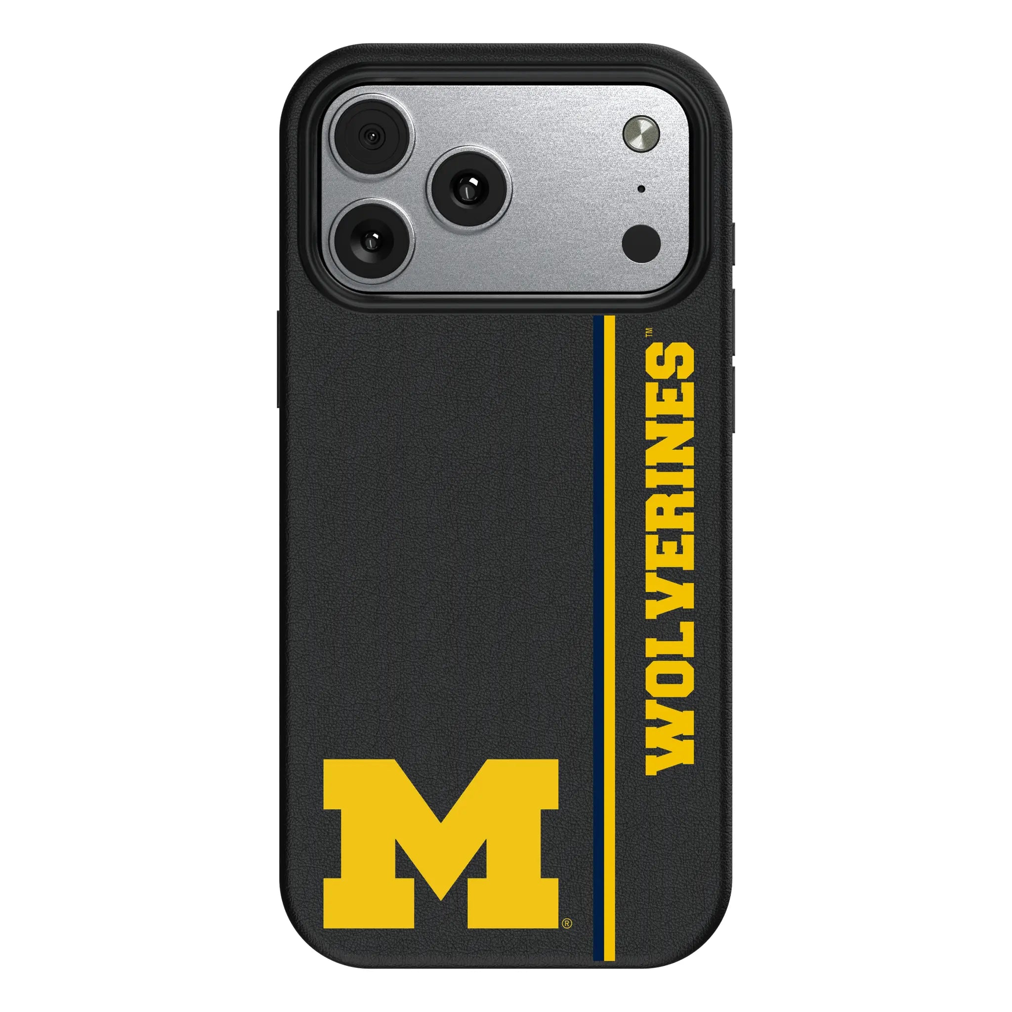 University of Michigan Wolverines Sidebar iPhone MagSafe Compatible Phone Case for Apple iPhone#Device_iPhone 17 Pro Max