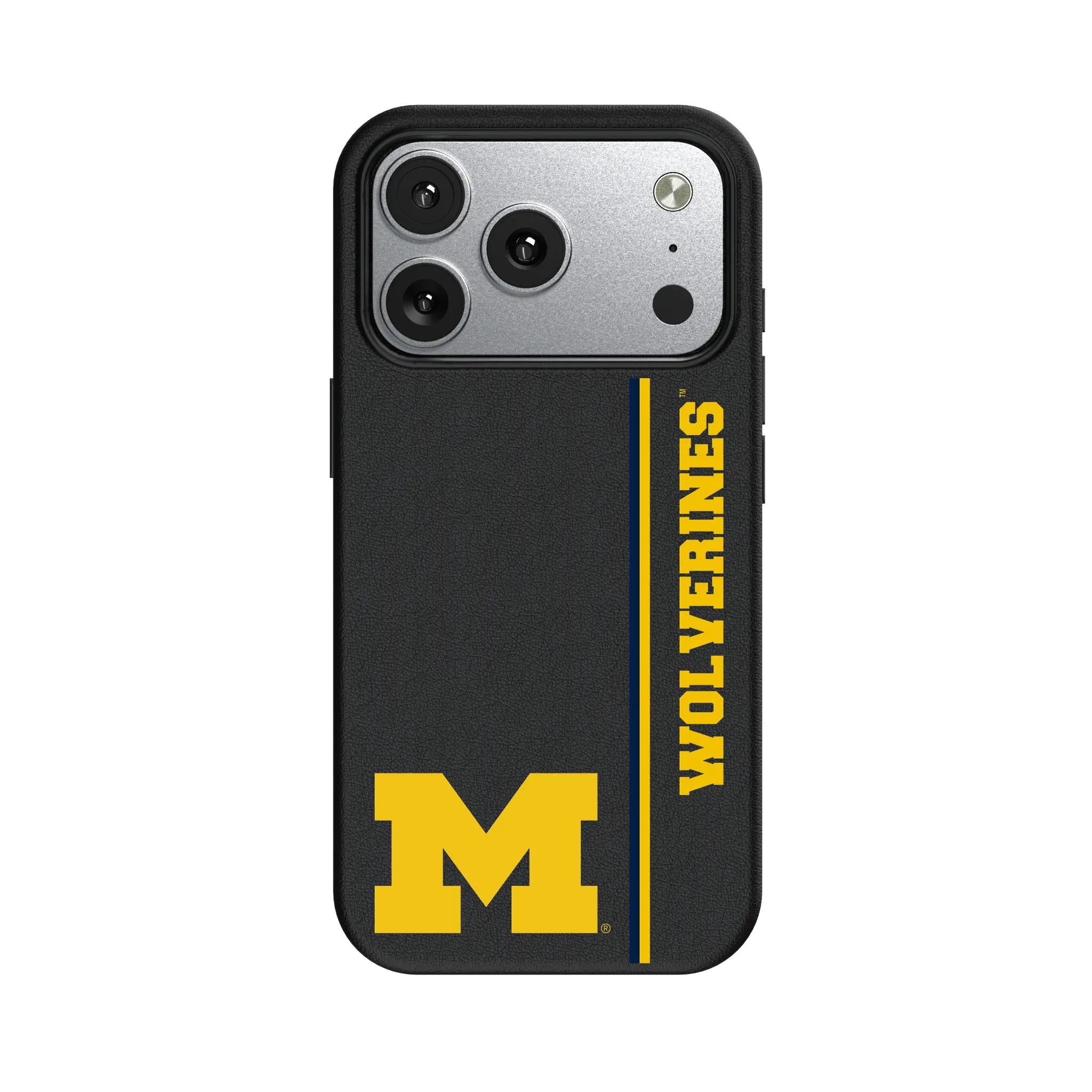 University of Michigan Wolverines Sidebar iPhone MagSafe Compatible Phone Case for Apple iPhone#Device_iPhone 17 Pro