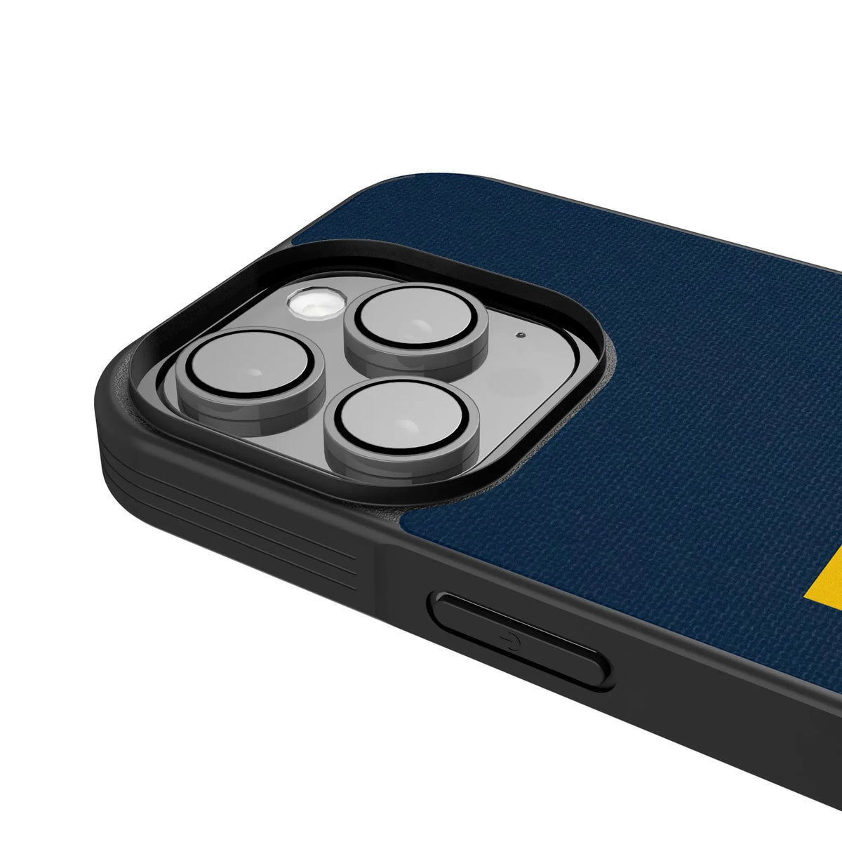 University of Michigan Wolverines Solid iPhone Bump Phone Case for Apple iPhone - Detail