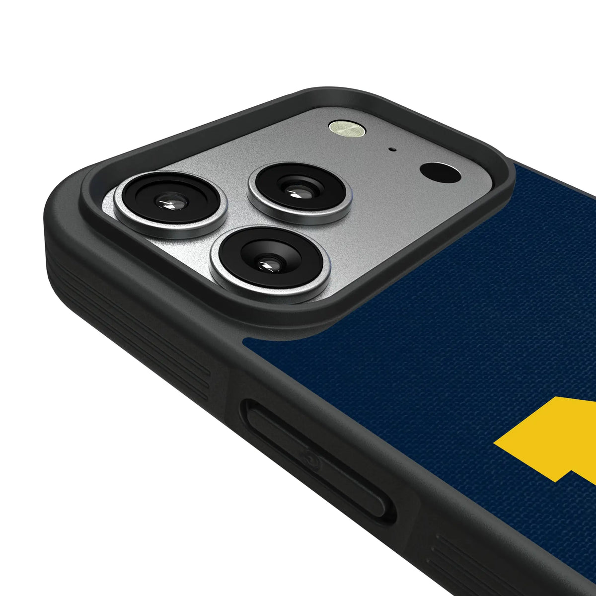 University of Michigan Wolverines Solid iPhone Bump Phone Case for Apple iPhone - Detail#Device_iPhone 17 Pro