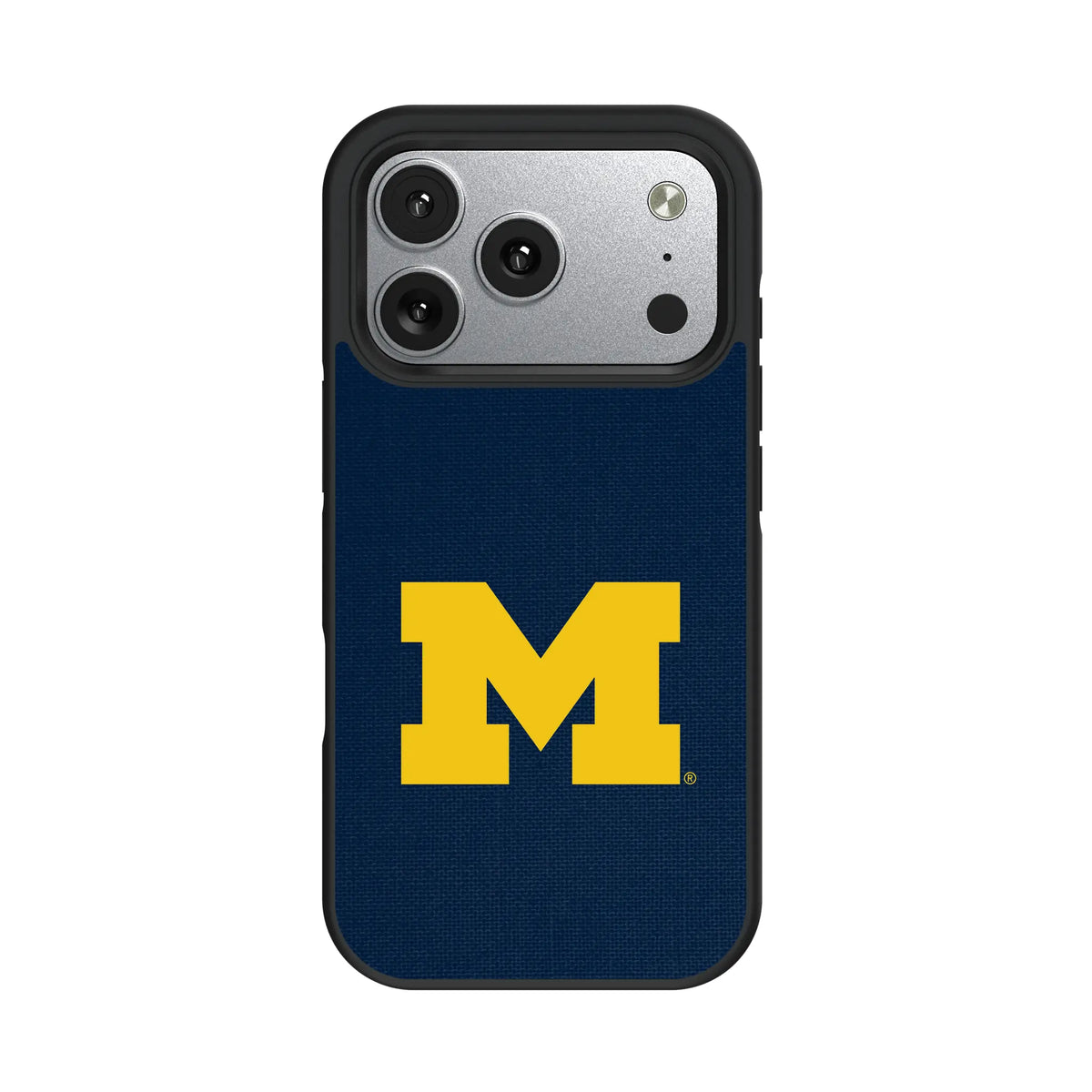 University of Michigan Wolverines Solid iPhone Bump Phone Case for Apple iPhone#Device_iPhone 17 Pro