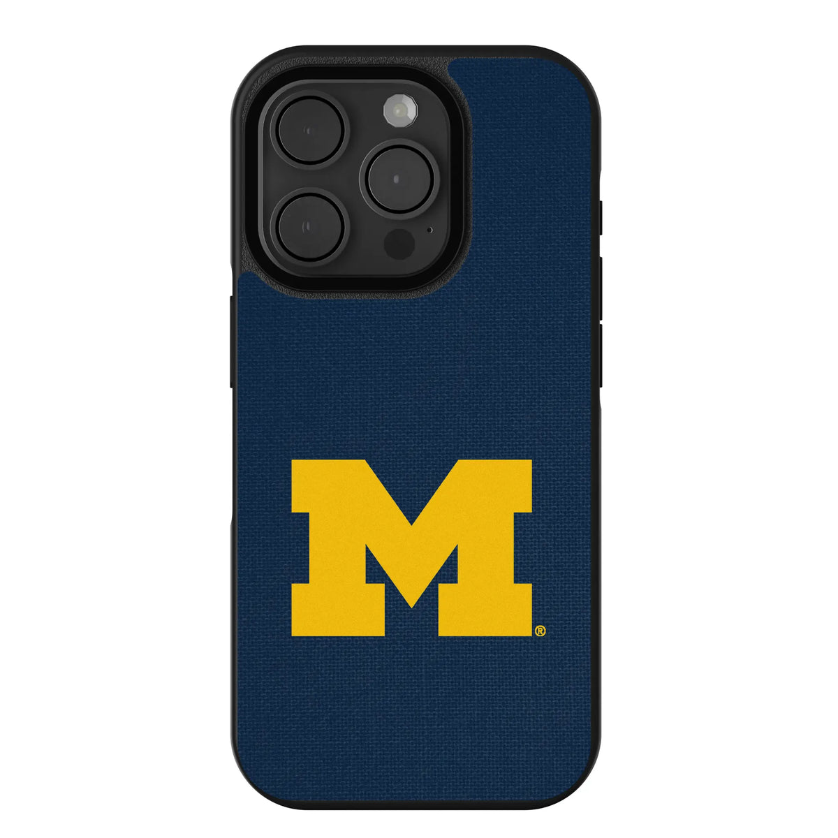 University of Michigan Wolverines Solid iPhone Bump Phone Case for Apple iPhone