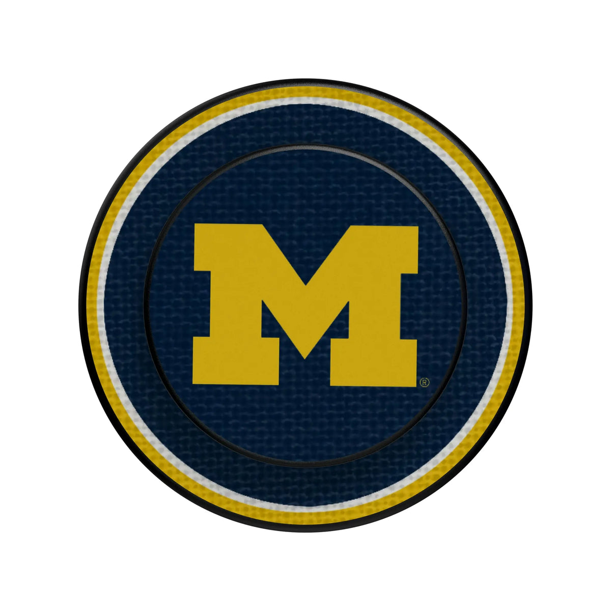 University of Michigan Wolverines Stripe Popsockets Round Magnetic