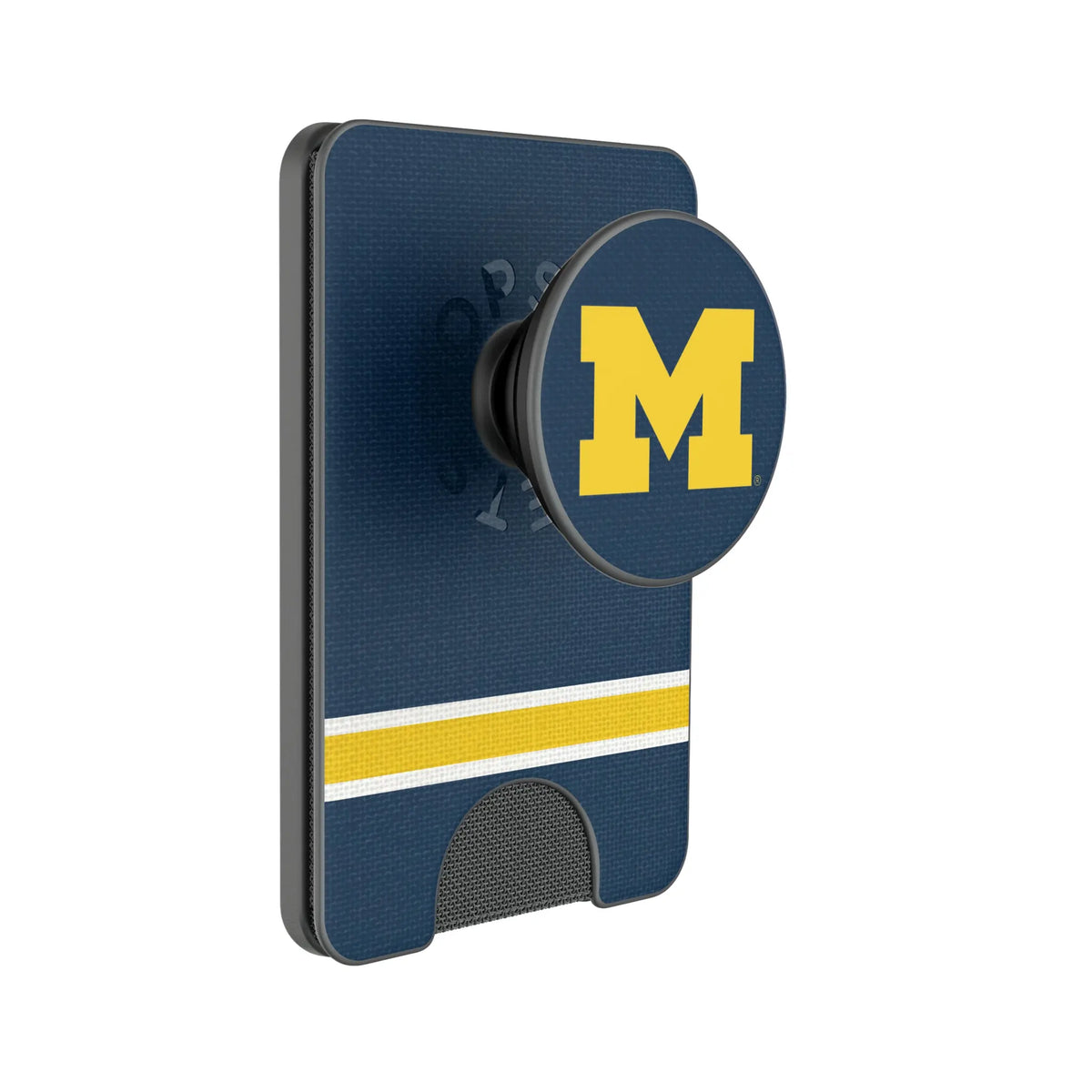 University of Michigan Wolverines Stripe Popsockets Wallet Magnetic