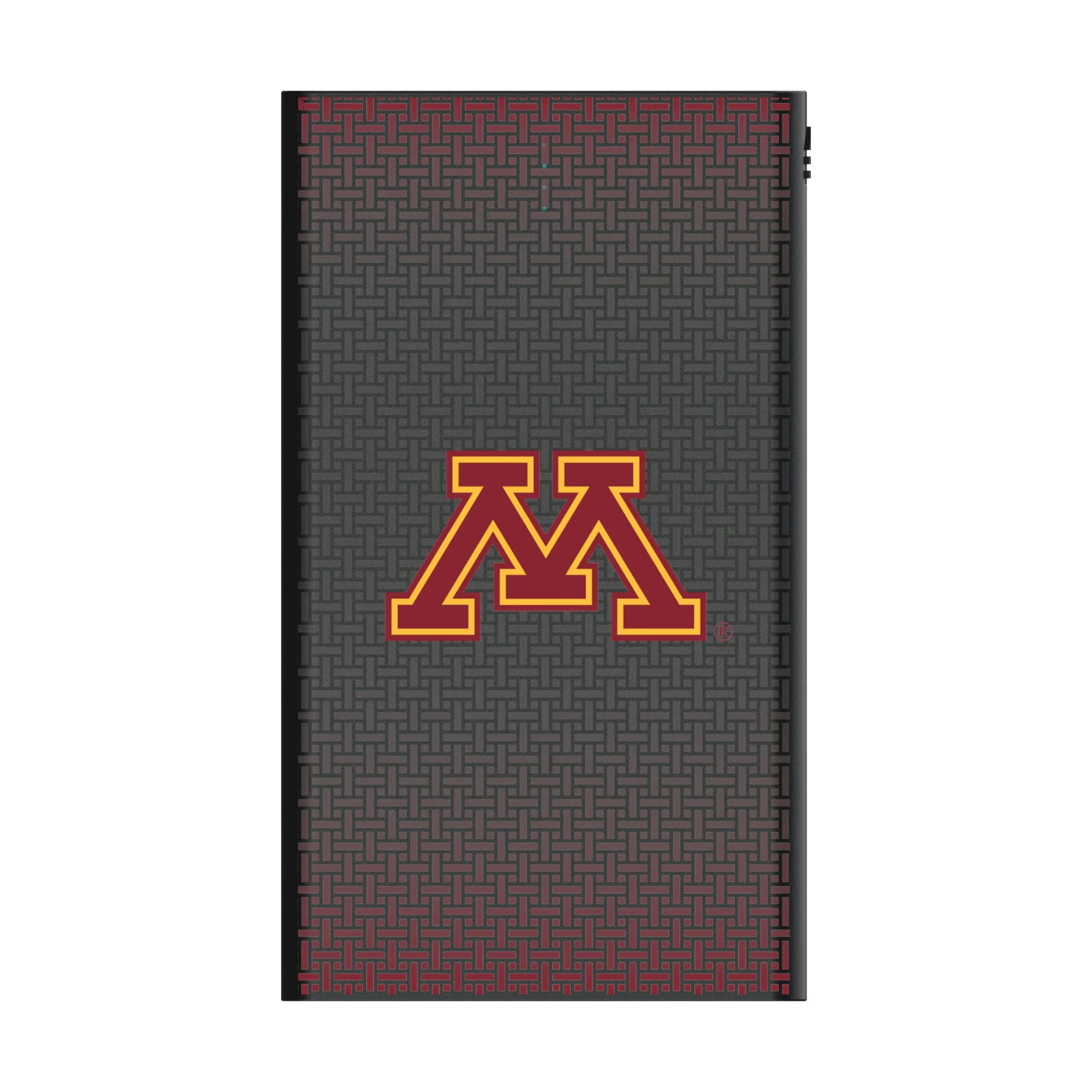 University of Minnesota Golden Gophers Linen 5000mAh Flat Powerbank