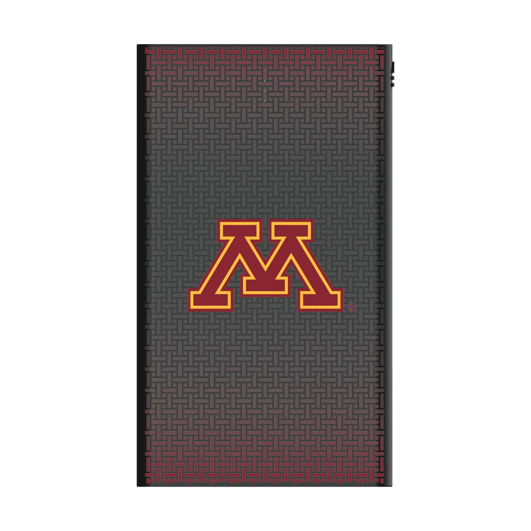 University of Minnesota Golden Gophers Linen 5000mAh Flat Power Bank