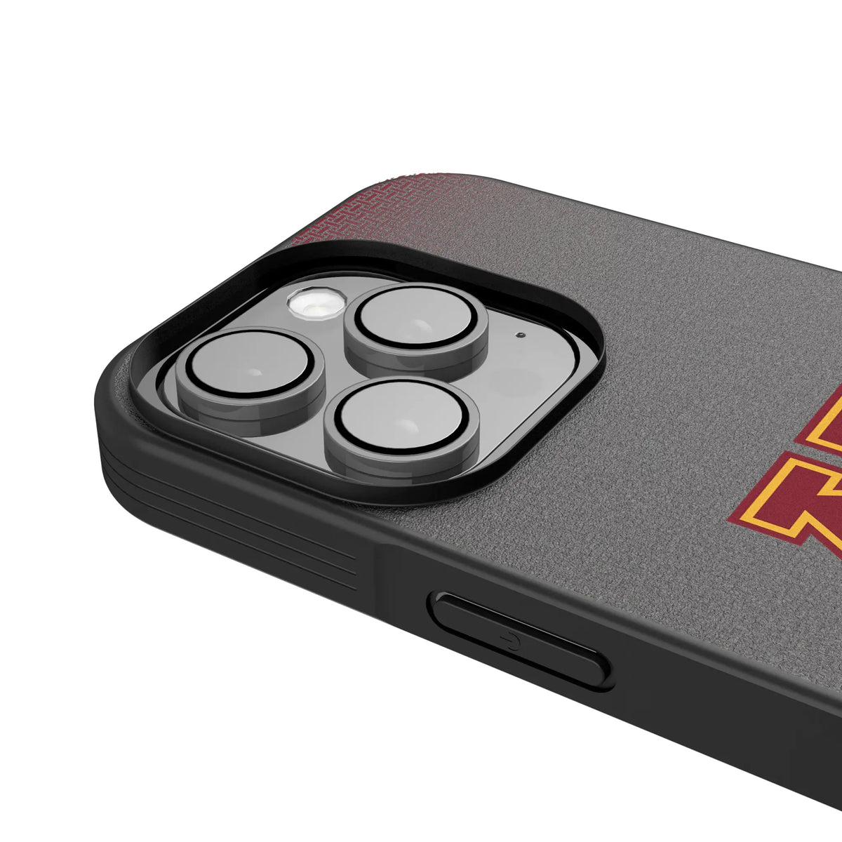 University of Minnesota Golden Gophers Linen iPhone Bump Phone Case for Apple iPhone - Detail