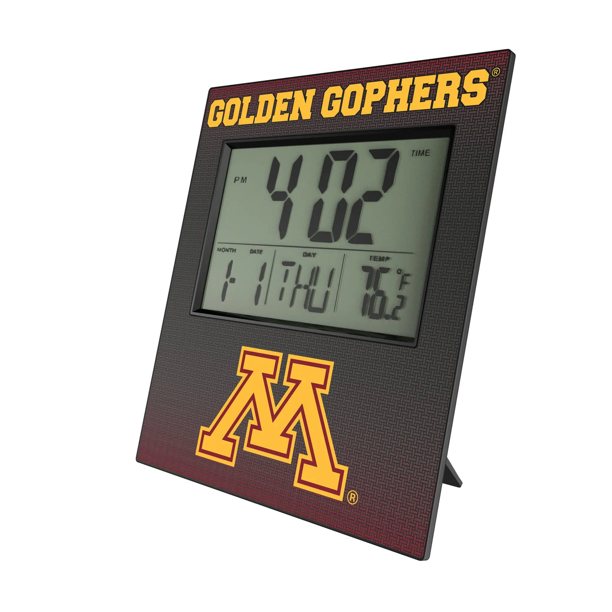 University of Minnesota Golden Gophers Linen Wall Clock