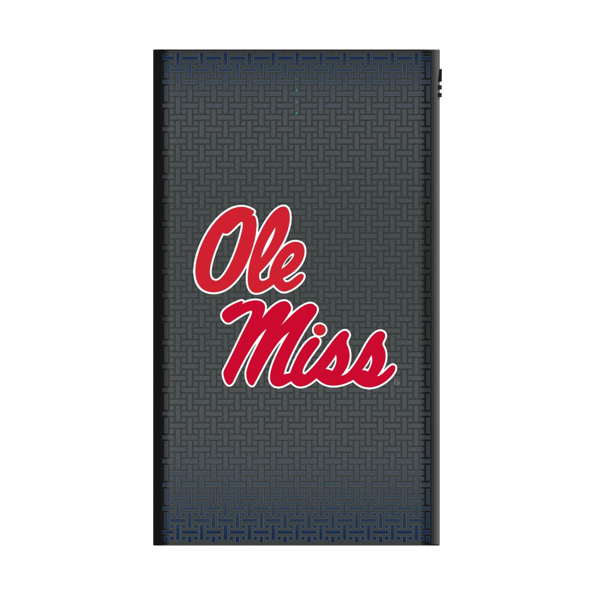University of Mississippi Rebels Linen 5000mAh Flat Powerbank