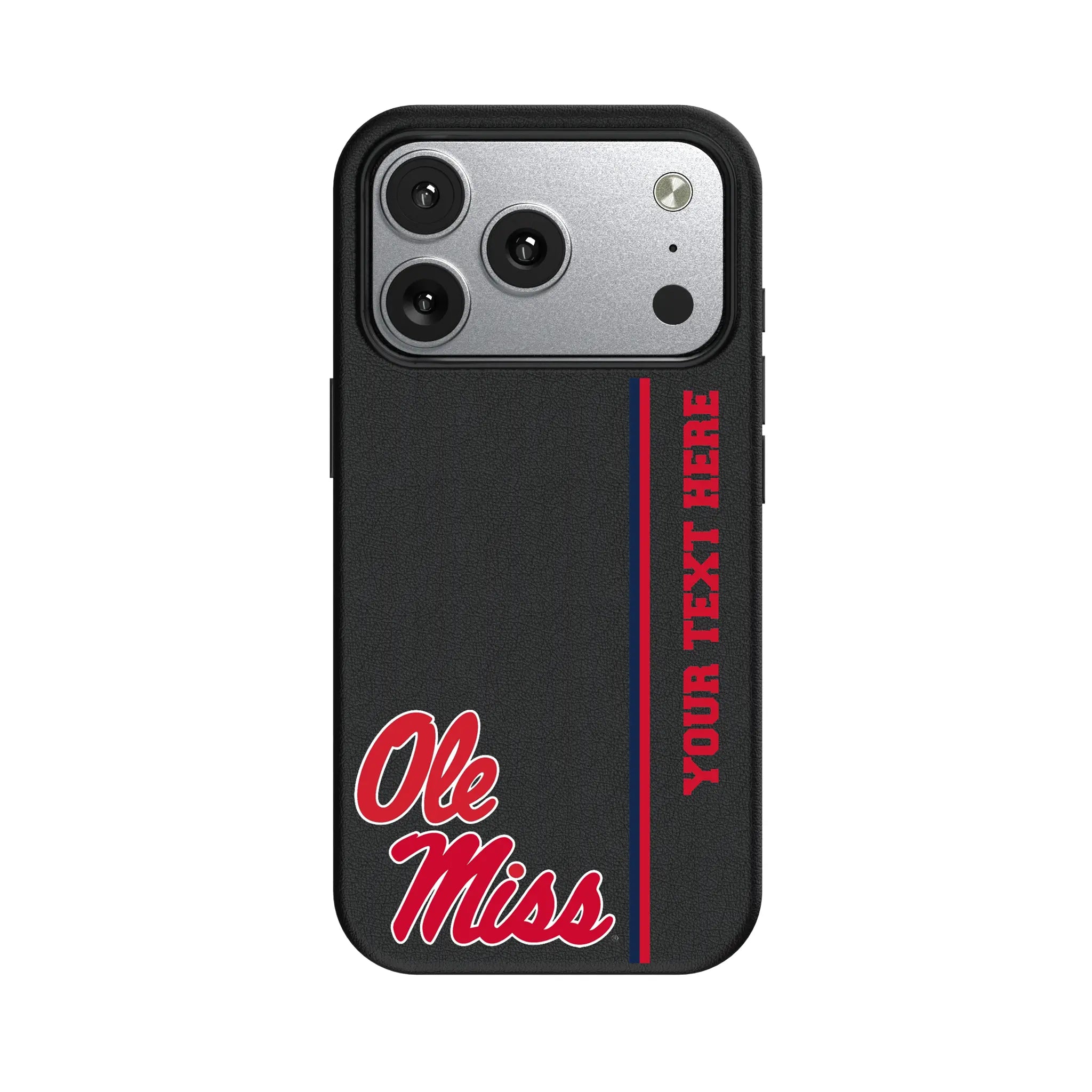 University of Mississippi Rebels Personalized Sidebard iPhone MagSafe Compatible Phone Case for Apple iPhone#Device_iPhone 17 Pro
