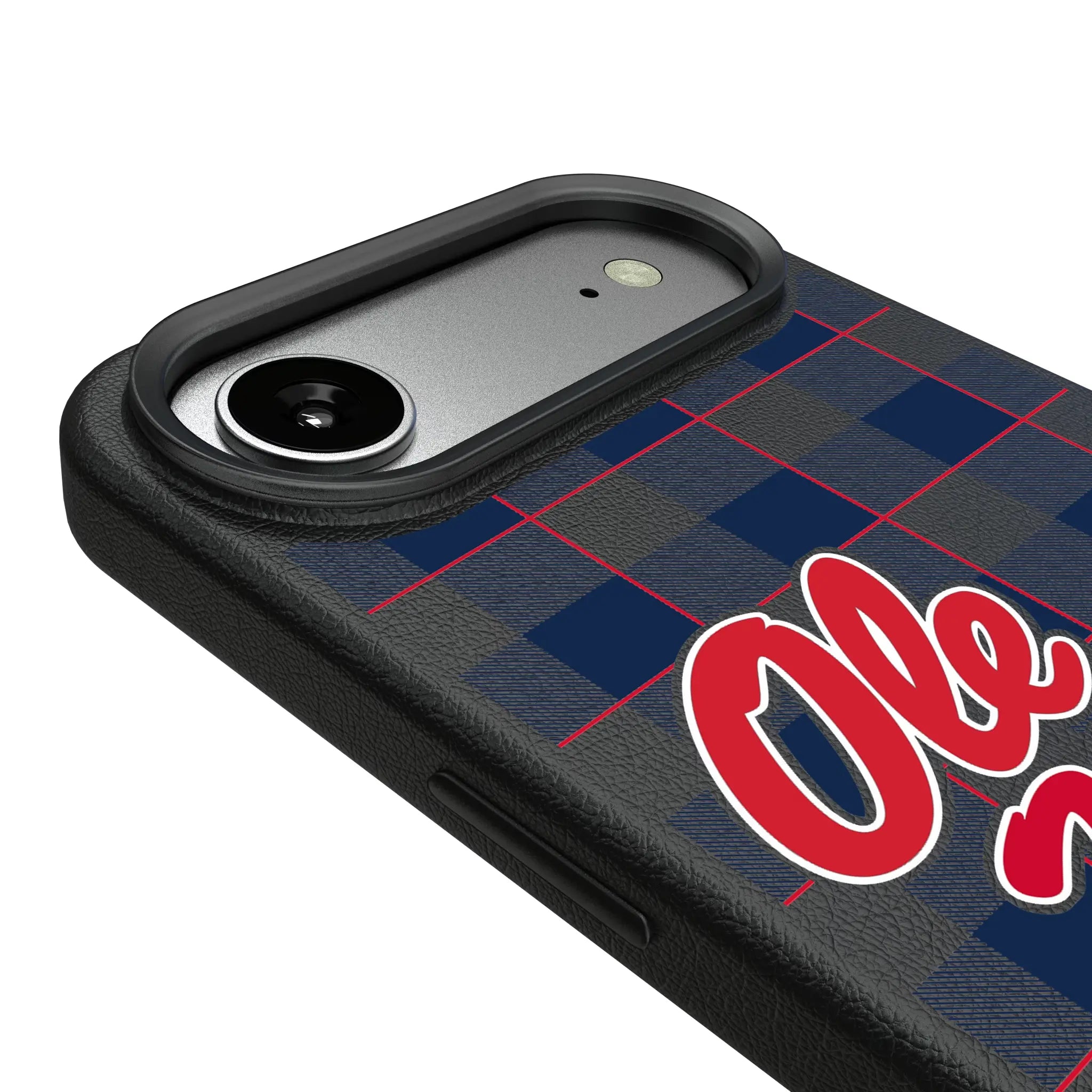 University of Mississippi Rebels Plaid iPhone MagSafe Compatible Phone Case for Apple iPhone - Detail#Device_iPhone Air