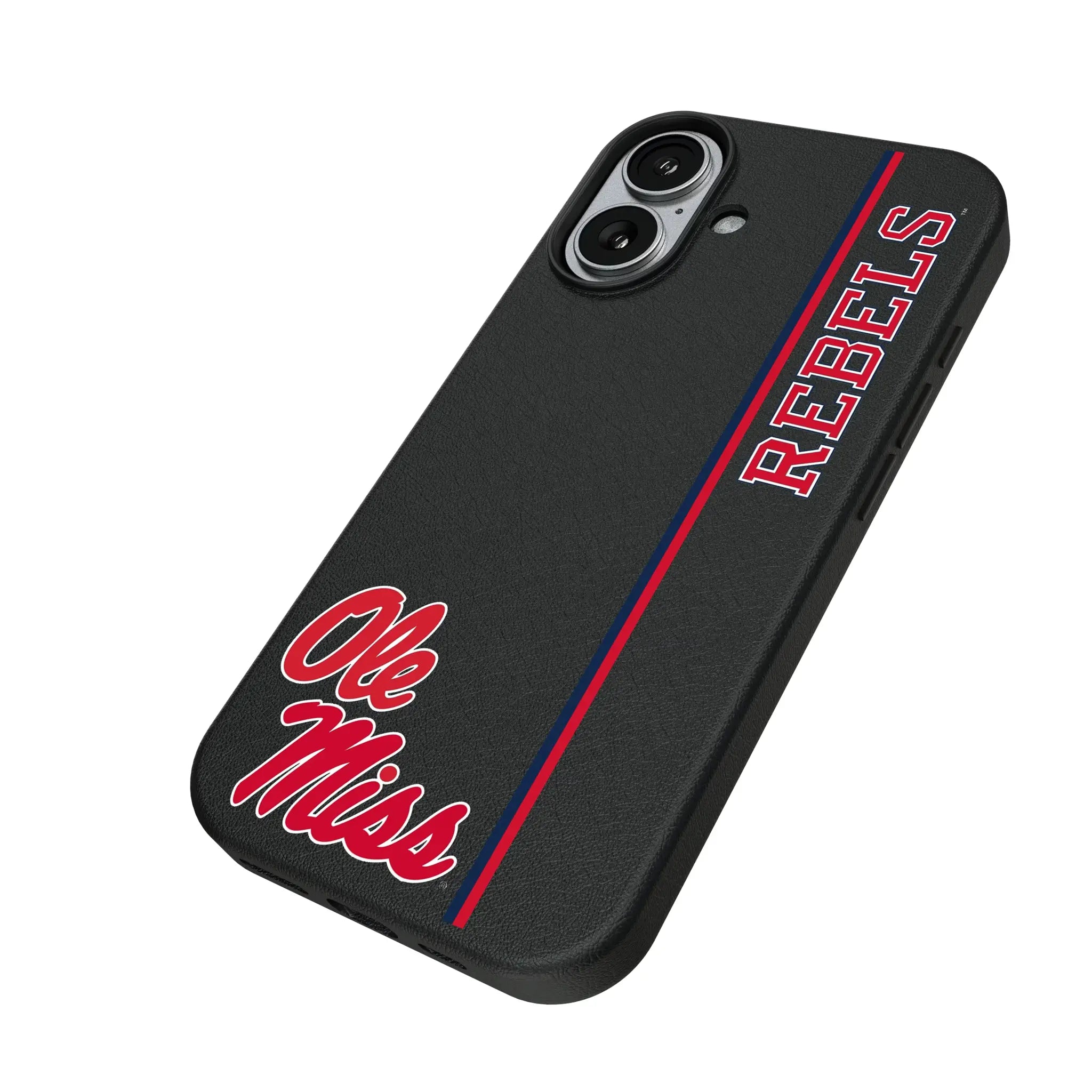 University of Mississippi Rebels Sidebar iPhone MagSafe Compatible Phone Case for Apple iPhone - Isometric View#Device_iPhone 17