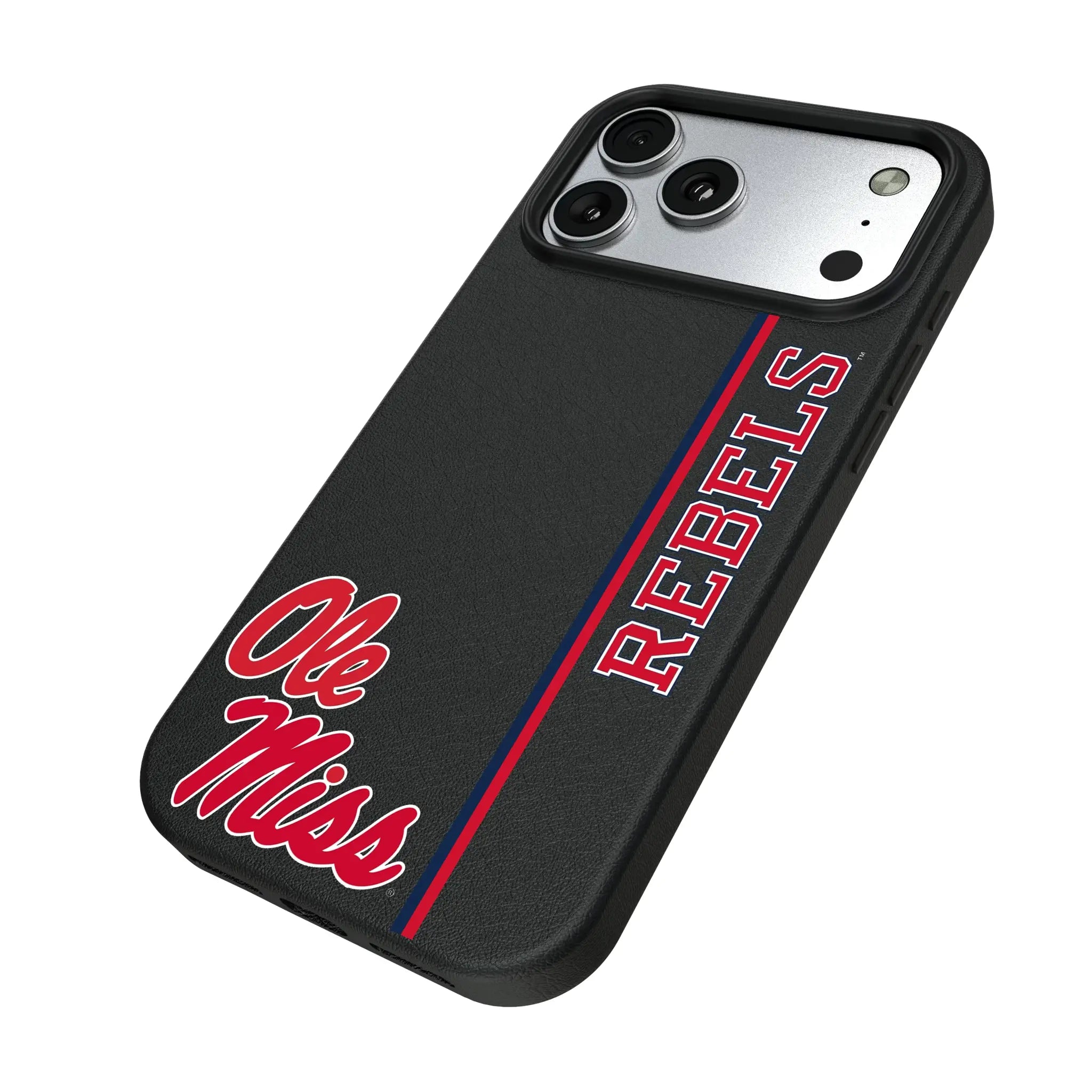 University of Mississippi Rebels Sidebar iPhone MagSafe Compatible Phone Case for Apple iPhone - Isometric View#Device_iPhone 17 Pro Max