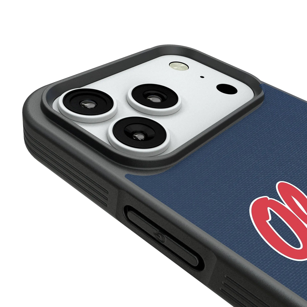 University of Mississippi Rebels Solid iPhone Bump Phone Case for Apple iPhone - Detail#Device_iPhone 18 Pro