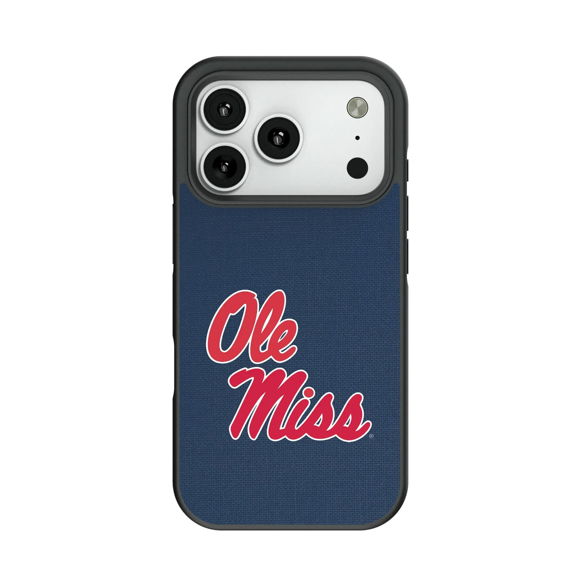 University of Mississippi Rebels Solid Bump Phone Case for Apple iPhone