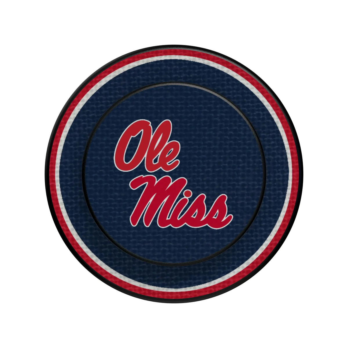 University of Mississippi Rebels Stripe Popsockets Round Magnetic