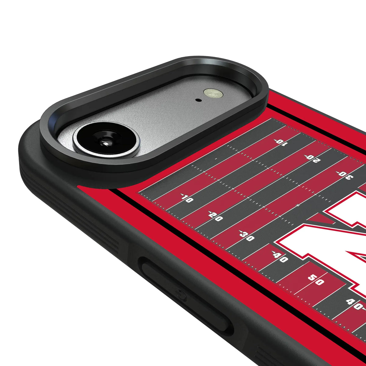University of Nebraska Huskers Block N Field iPhone Bump Phone Case for Apple iPhone - Detail#Device_iPhone Air