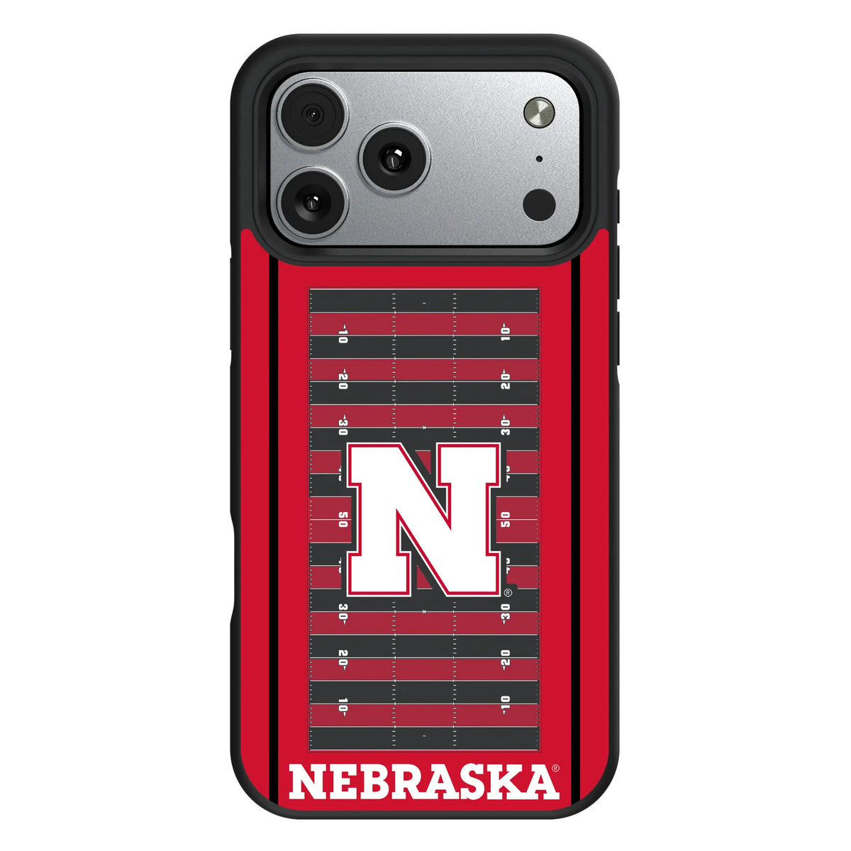 University of Nebraska Huskers Block N Field iPhone Bump Phone Case for Apple iPhone#Device_iPhone 17 Pro Max