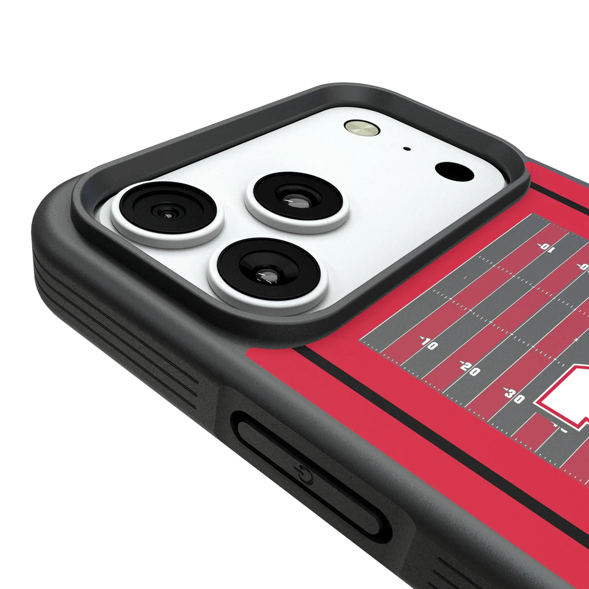 University of Nebraska Huskers Block N Field iPhone Bump Phone Case for Apple iPhone - Detail#Device_iPhone 18 Pro Max
