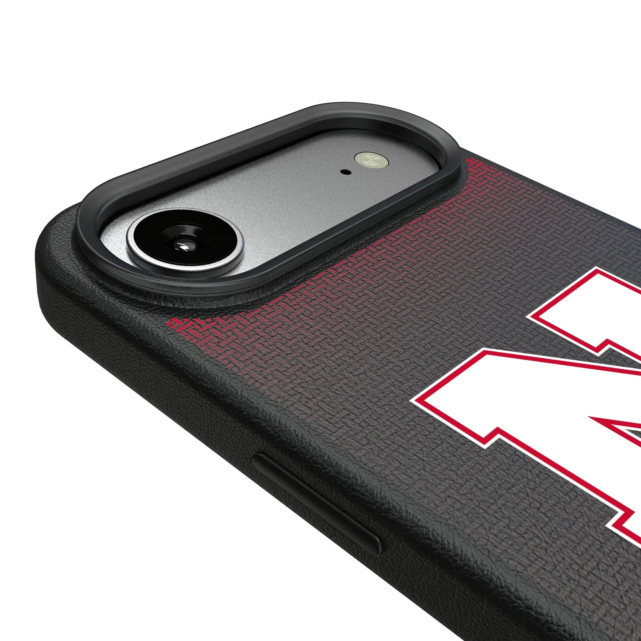 University of Nebraska Huskers Block N Linen iPhone MagSafe Compatible Phone Case for Apple iPhone - Detail#Device_iPhone Air