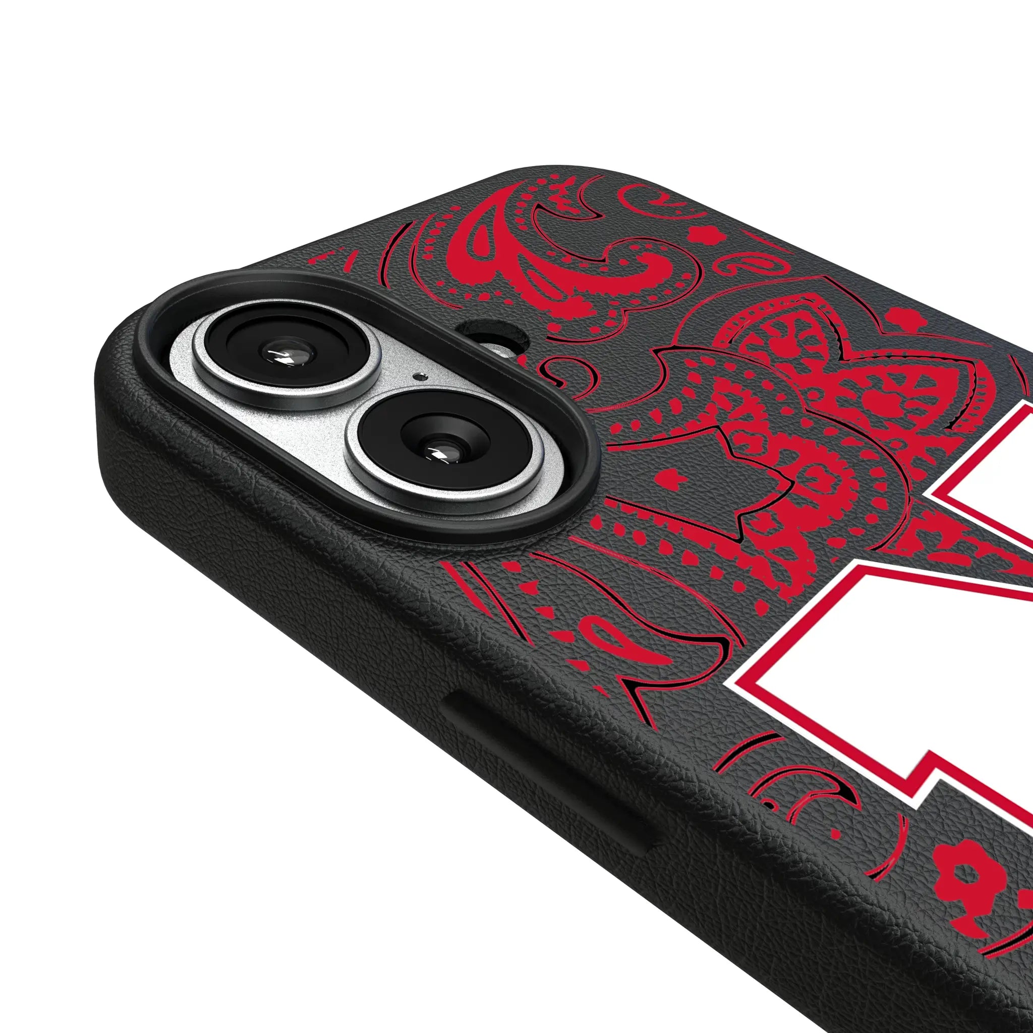 University of Nebraska Huskers Block N Paisley iPhone MagSafe Compatible Phone Case for Apple iPhone - Detail#Device_iPhone 17