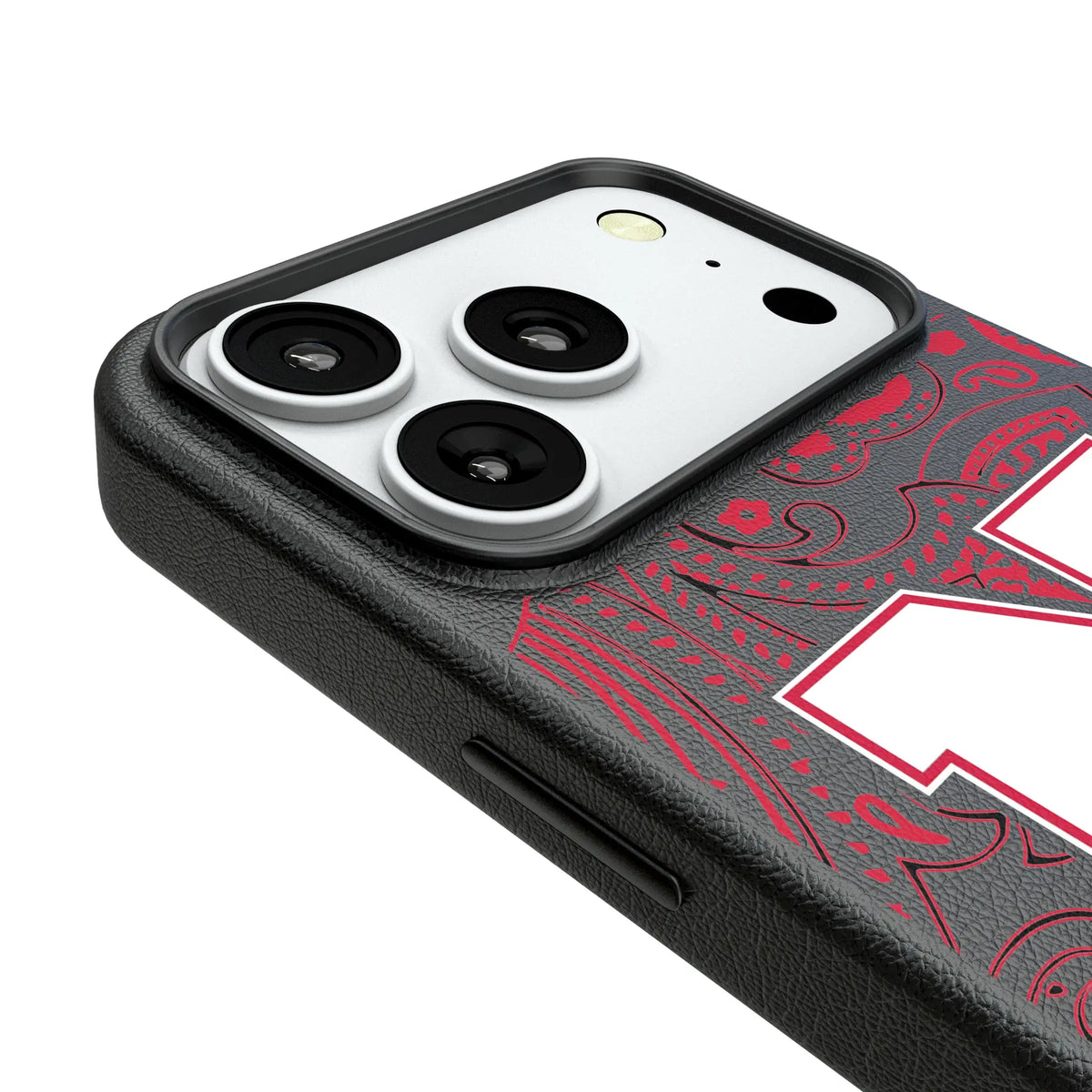 University of Nebraska Huskers Block N Paisley iPhone MagSafe Compatible Phone Case for Apple iPhone - Detail#Device_iPhone 18 Pro