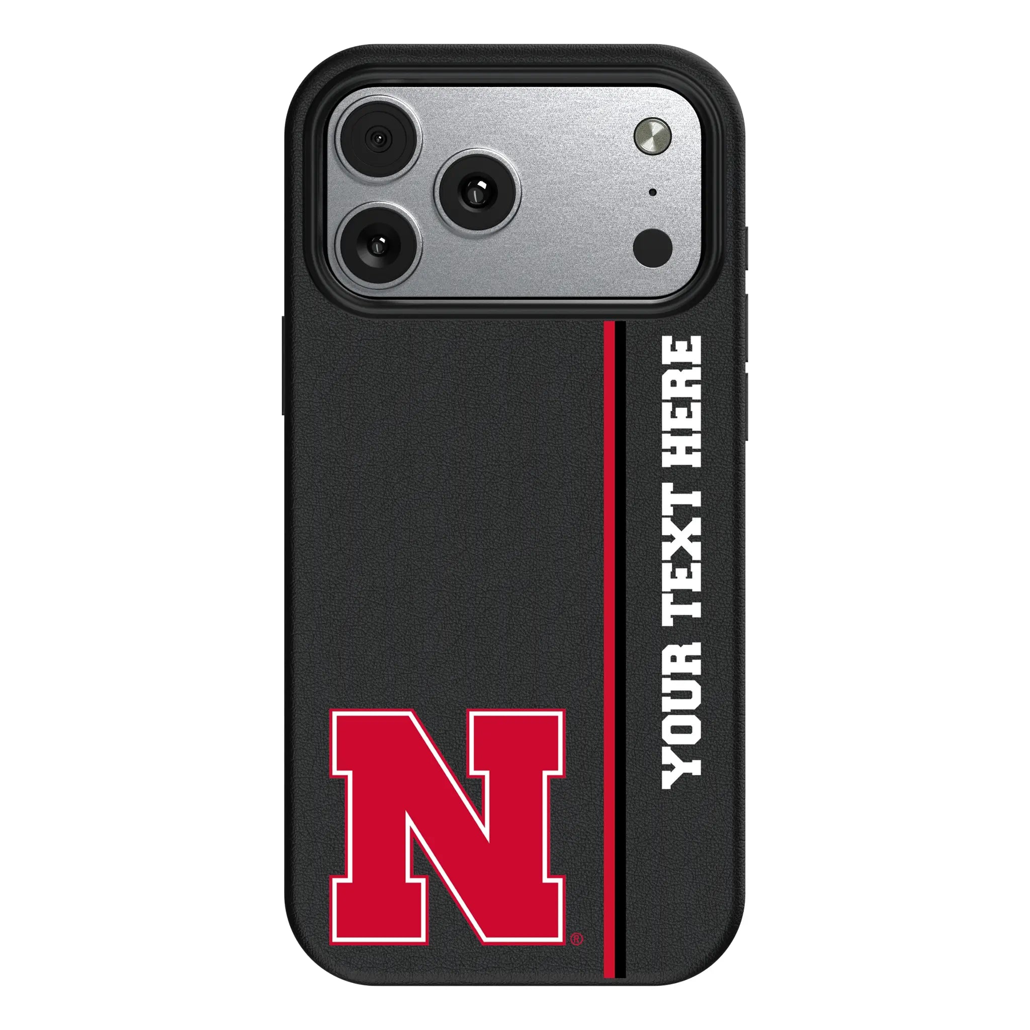 University of Nebraska Huskers Block N Personalized Sidebard iPhone MagSafe Compatible Phone Case for Apple iPhone#Device_iPhone 17 Pro Max