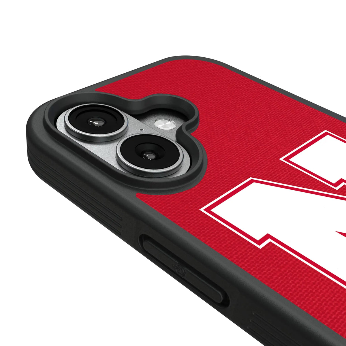University of Nebraska Huskers Block N Personalized Stripe iPhone Bump Phone Case for Apple iPhone - Detail#Device_iPhone 17