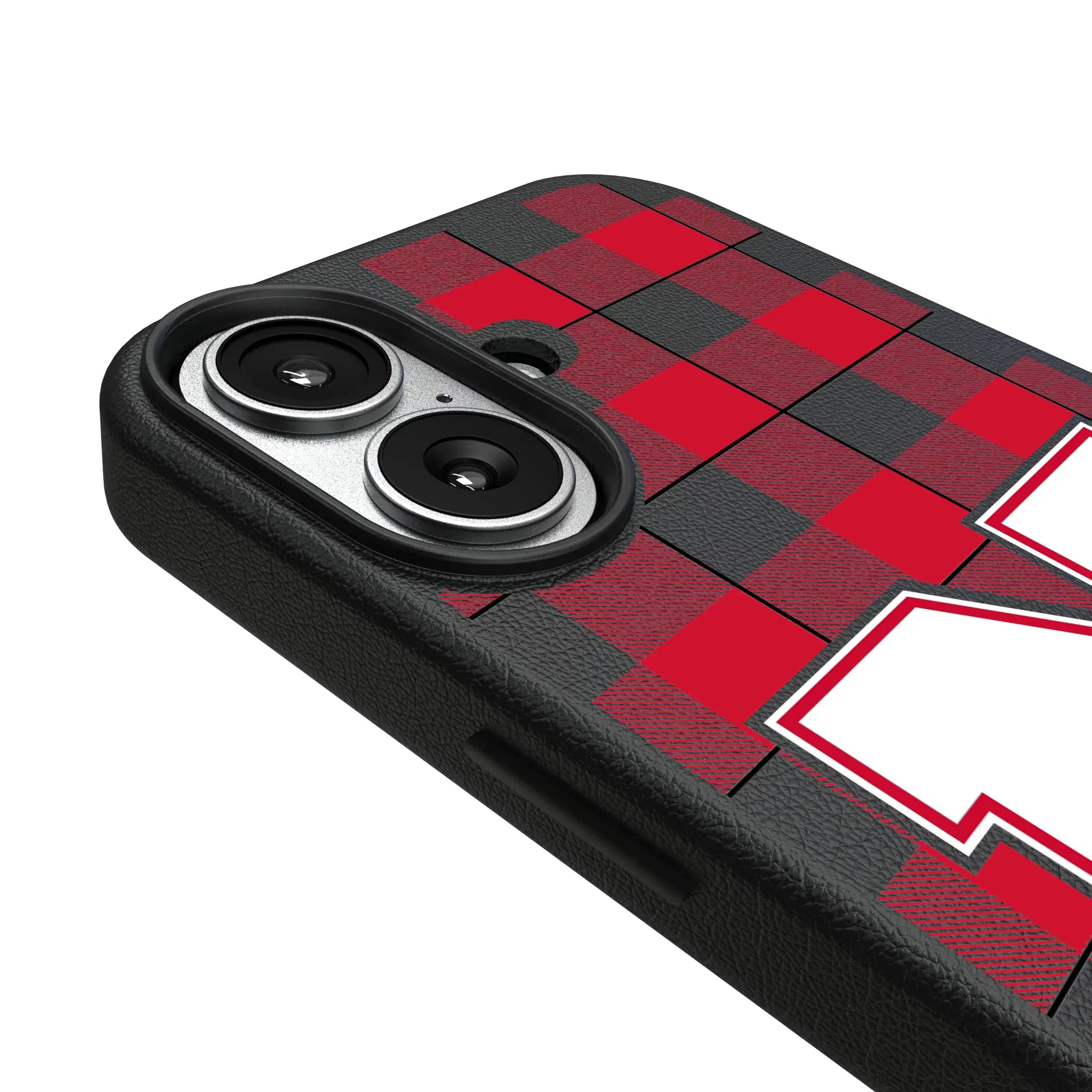 University of Nebraska Huskers Block N Plaid iPhone MagSafe Compatible Phone Case for Apple iPhone - Detail#Device_iPhone 17