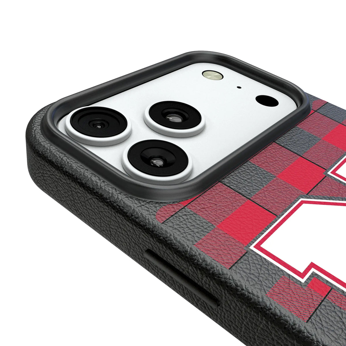 University of Nebraska Huskers Block N Plaid iPhone MagSafe Compatible Phone Case for Apple iPhone - Detail#Device_iPhone 18 Pro Max