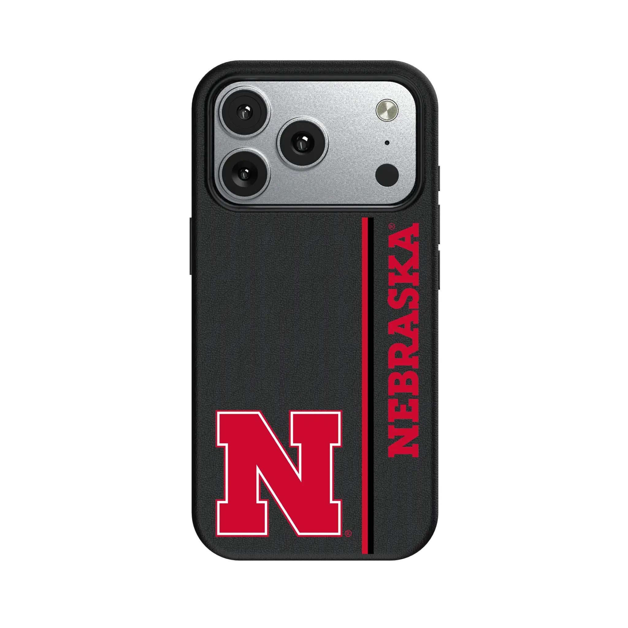 University of Nebraska Huskers Block N Sidebar iPhone MagSafe Compatible Phone Case for Apple iPhone#Device_iPhone 17 Pro