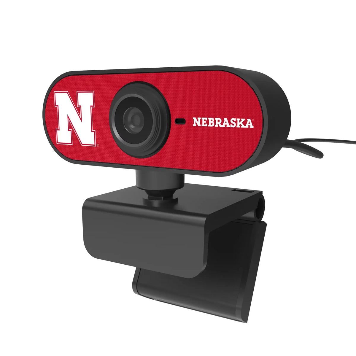 University of Nebraska Huskers Block N Solid Webcam - Isometric View