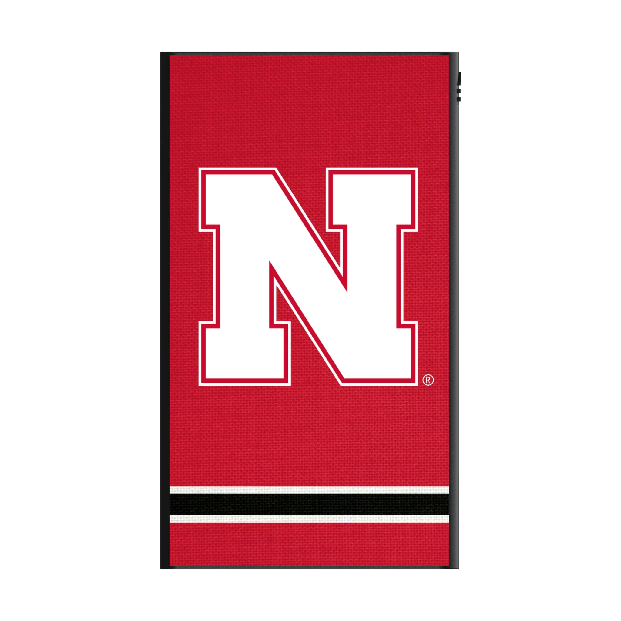 University of Nebraska Huskers Block N Stripe 5000mAh Flat Powerbank