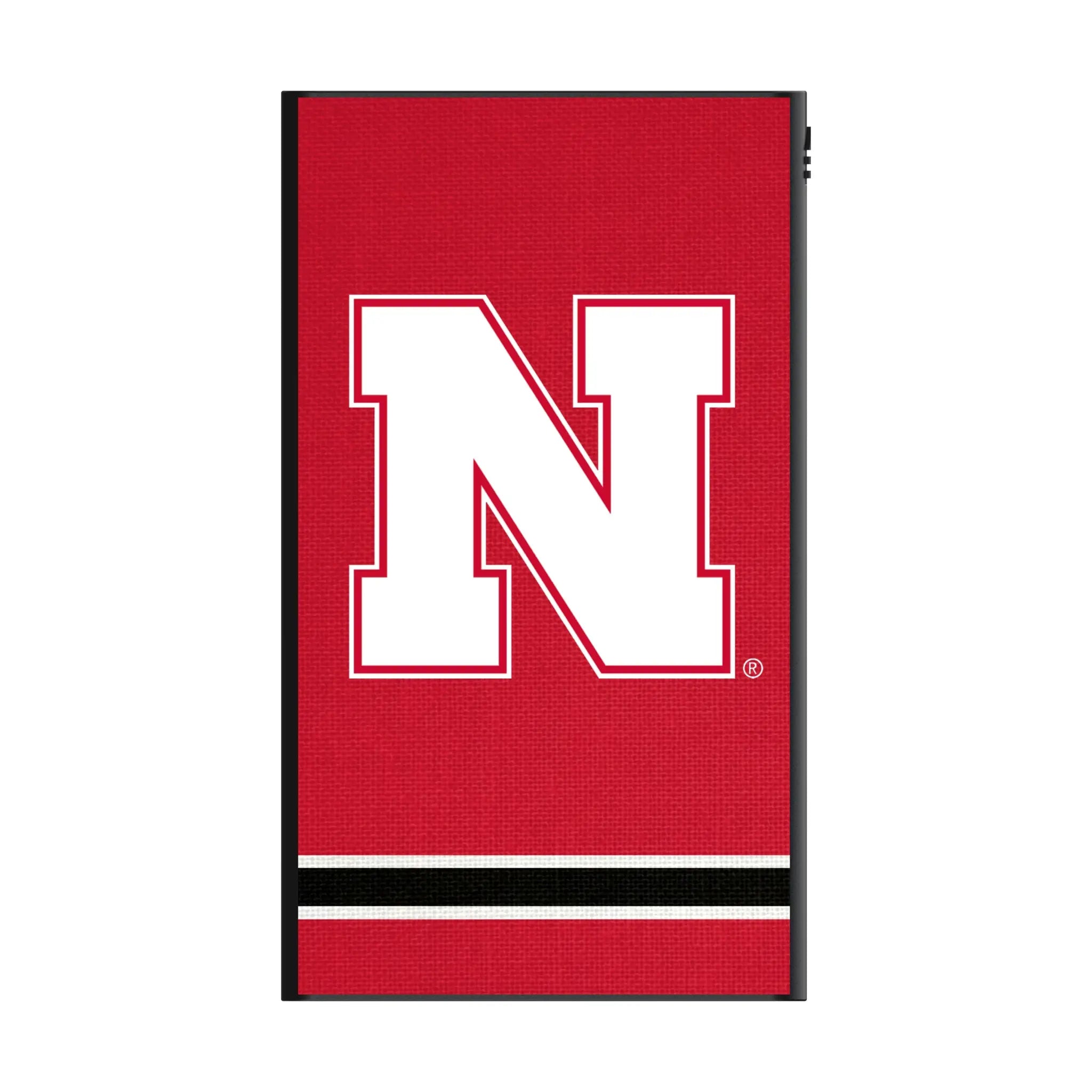 University of Nebraska Huskers Block N Stripe 5000mAh Flat Power Bank