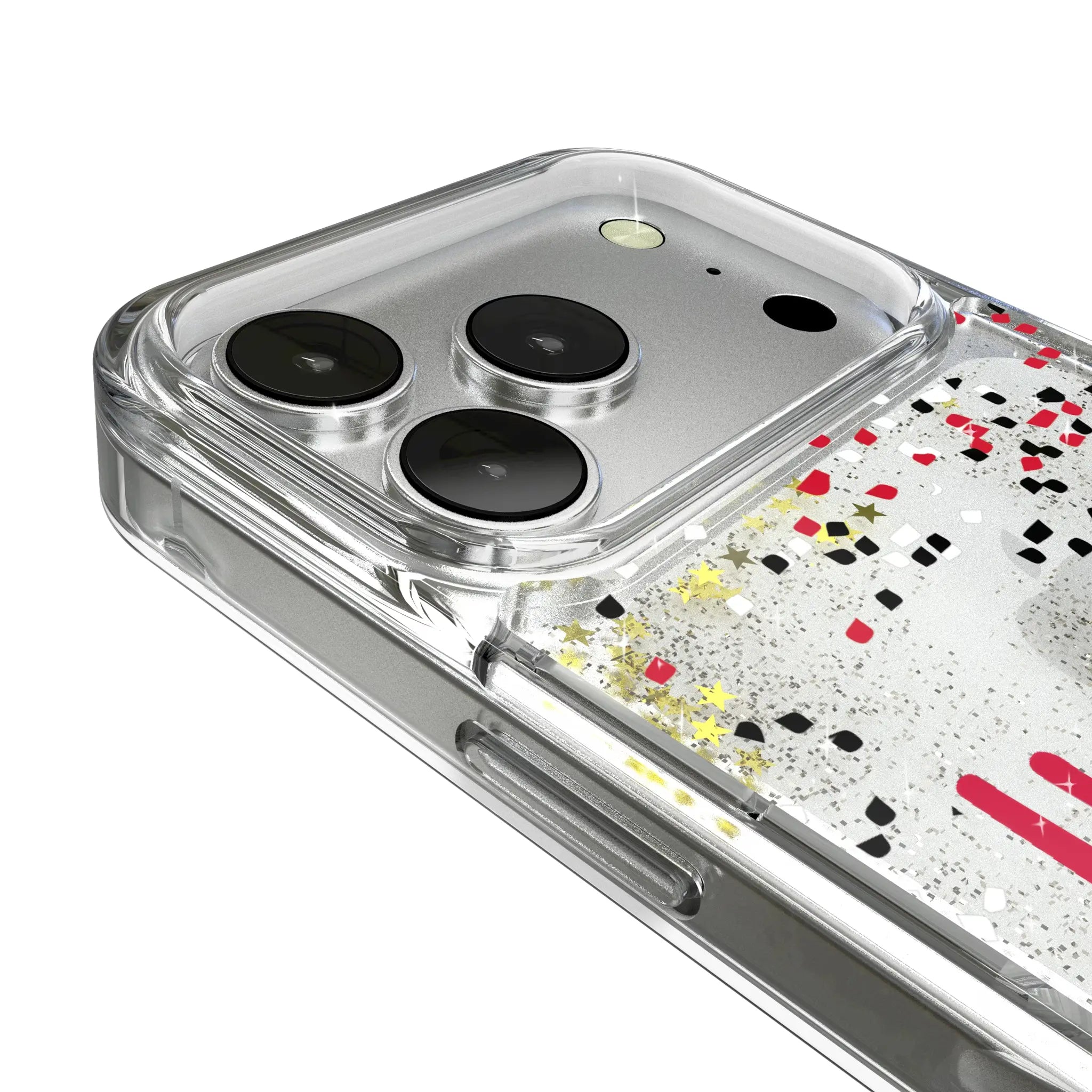 University of Nebraska Huskers Confetti iPhone Glitter Phone Case for Apple iPhone - Detail