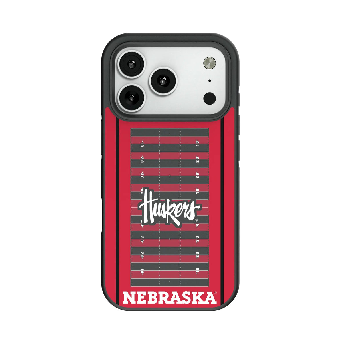 University of Nebraska Huskers Field Bump Phone Case for Apple iPhone