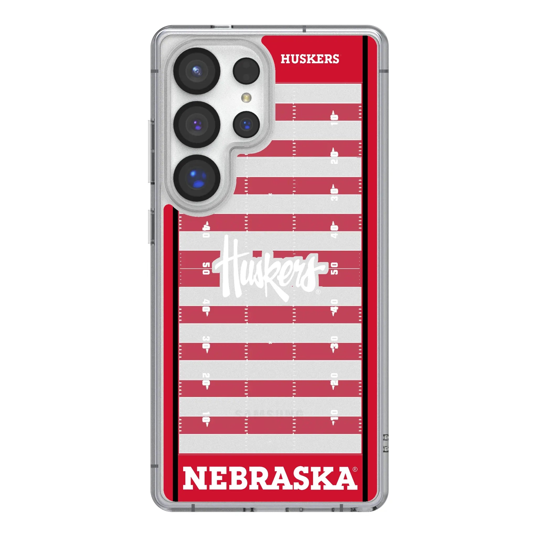 University of Nebraska Huskers Field Galaxy Clear Phone Case for Samsung Galaxy#Device_Galaxy S25 Ultra