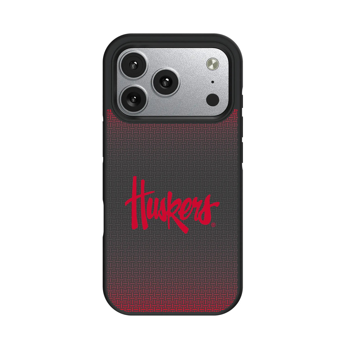 University of Nebraska Huskers Linen iPhone Bump Phone Case for Apple iPhone#Device_iPhone 17 Pro